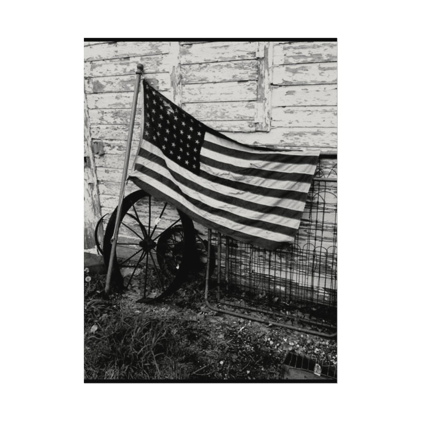 American Grit – Western Textured Watercolor Matte Posters