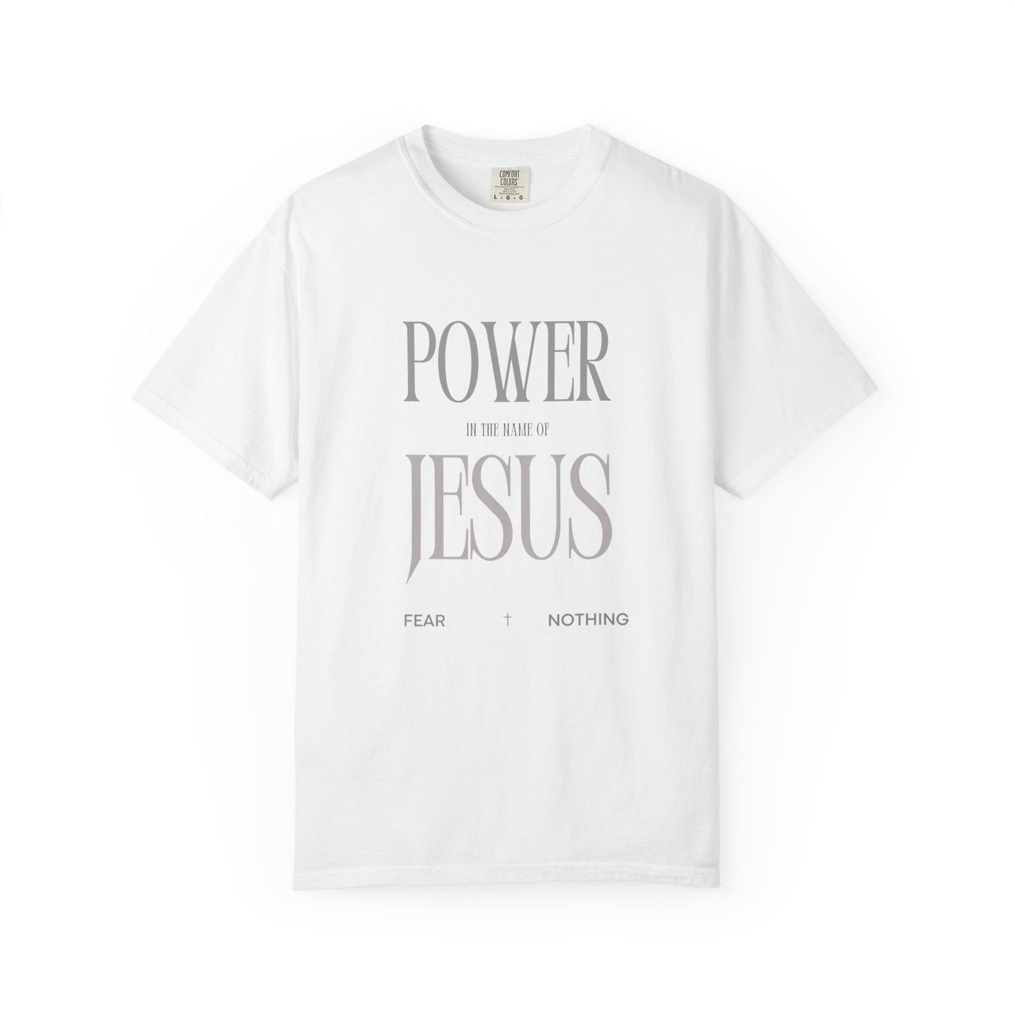Faith-Inspired Jesus Unisex T-shirt, Power in the Name of Jesus Tee, Christian Apparel, Inspirational Gift, Religious T-shirt