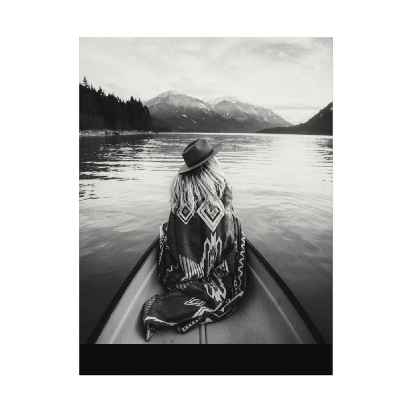 He Leads Me Beside Still Waters – Western Textured Watercolor Matte Posters