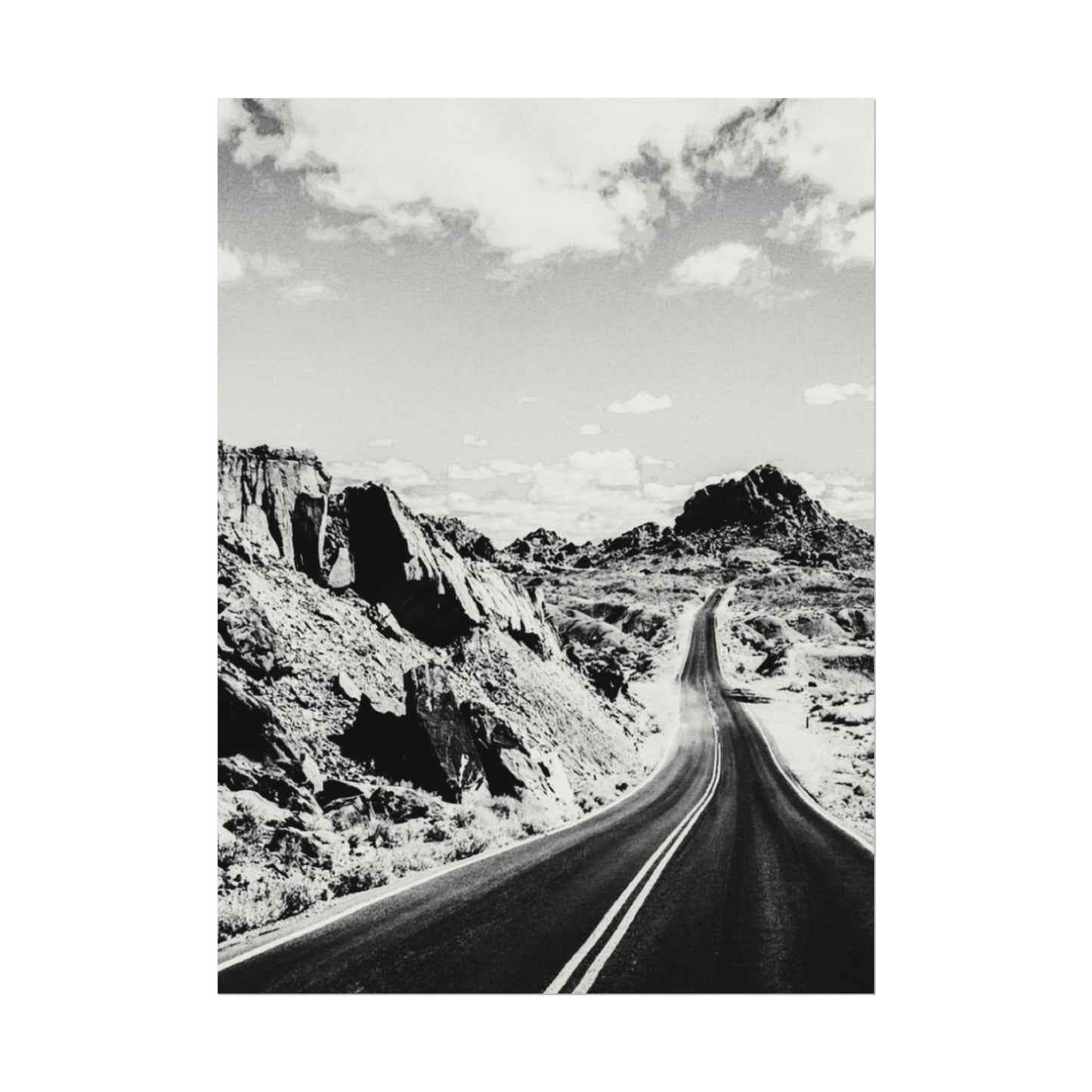 Adventure Awaits On The Open Road Textured Watercolor Matte Posters