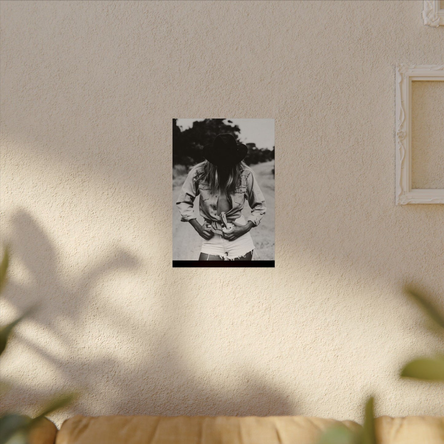 Denim Dreamer– Western Textured Watercolor Matte Posters