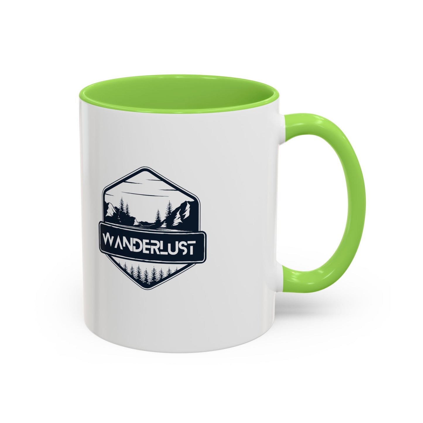 Wanderlust Coffee Mug, Travel Lover Gift, Adventure Drinkware, Colorful Ceramic Cup, Perfect for Holidays & Camping