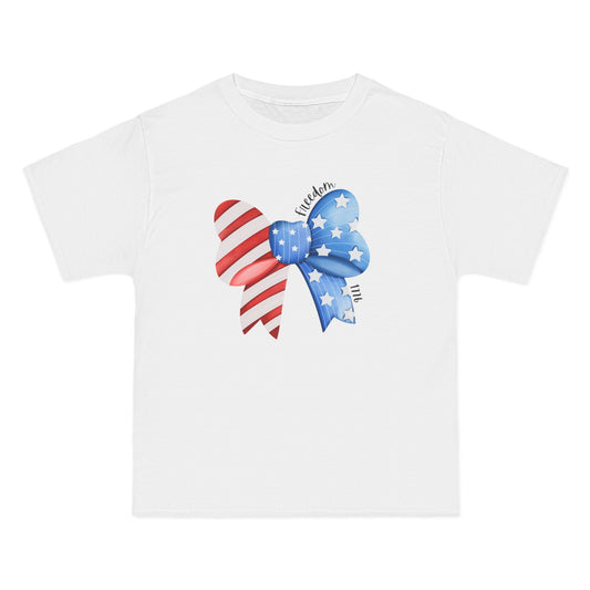 Patriotic 1776 Bow T-Shirt | America 1776 Design, Fourth of July Shirt, Independence Day Tee, Memorial Day Top, Gift for Veterans