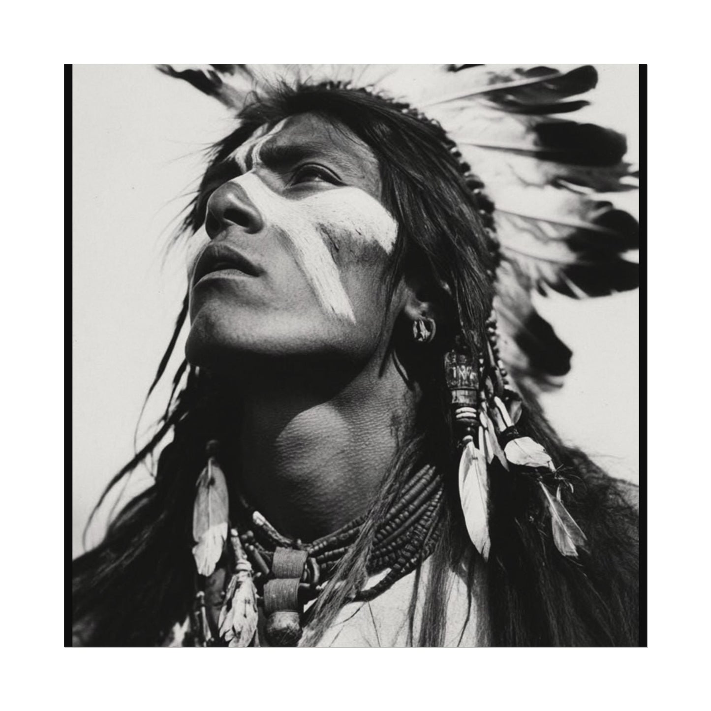 He Who Remembers – Western Textured Watercolor Matte Posters