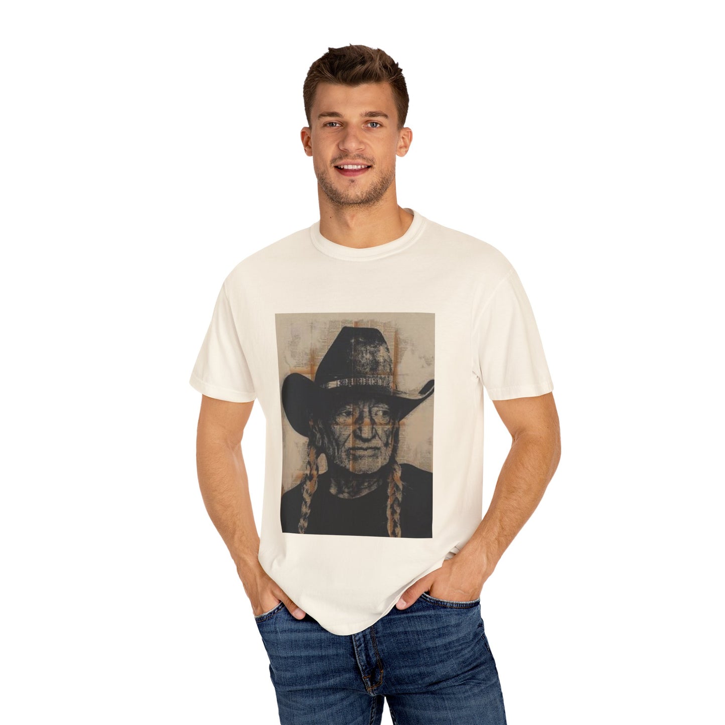 Rock Star Unisex Garment-Dyed T-Shirt, Music Lover Gift, Band Tee, Vintage Rock Tee, Concert Apparel, Casual Style