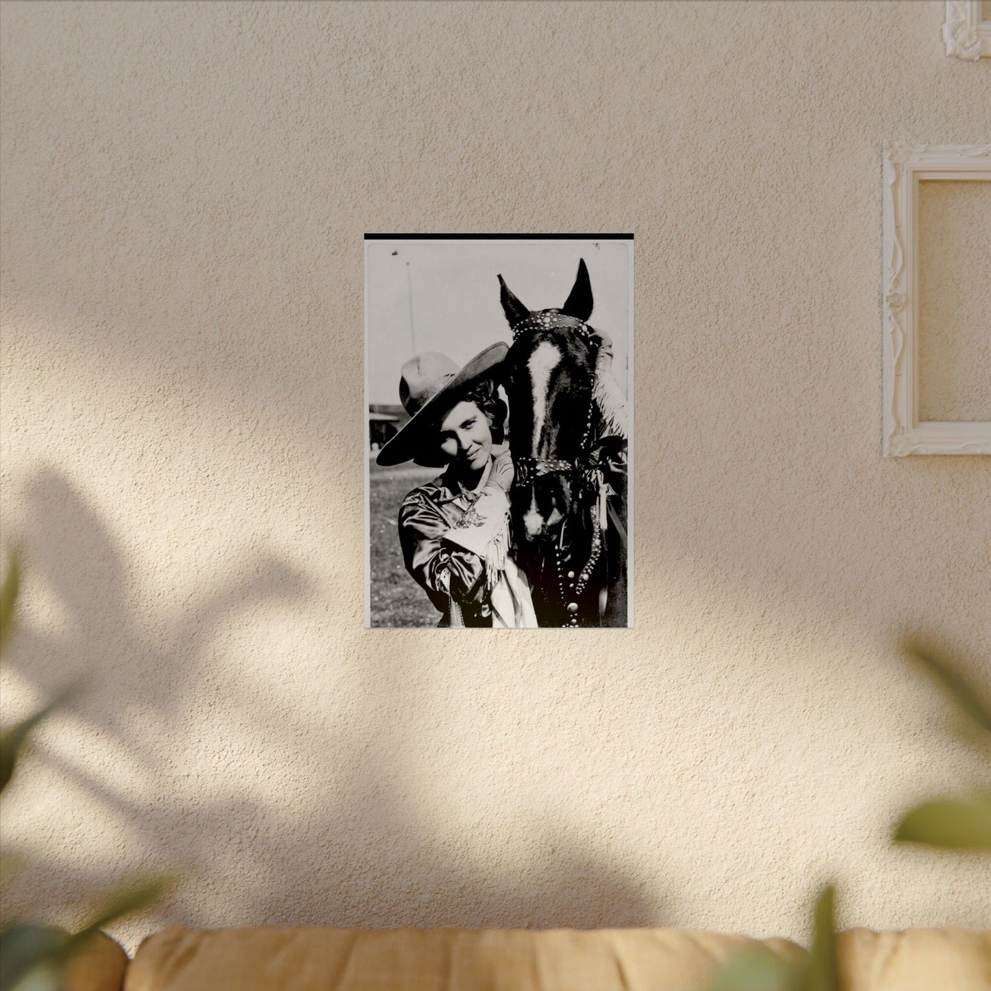 Steadfast Devotion – Western Textured Watercolor Matte Posters