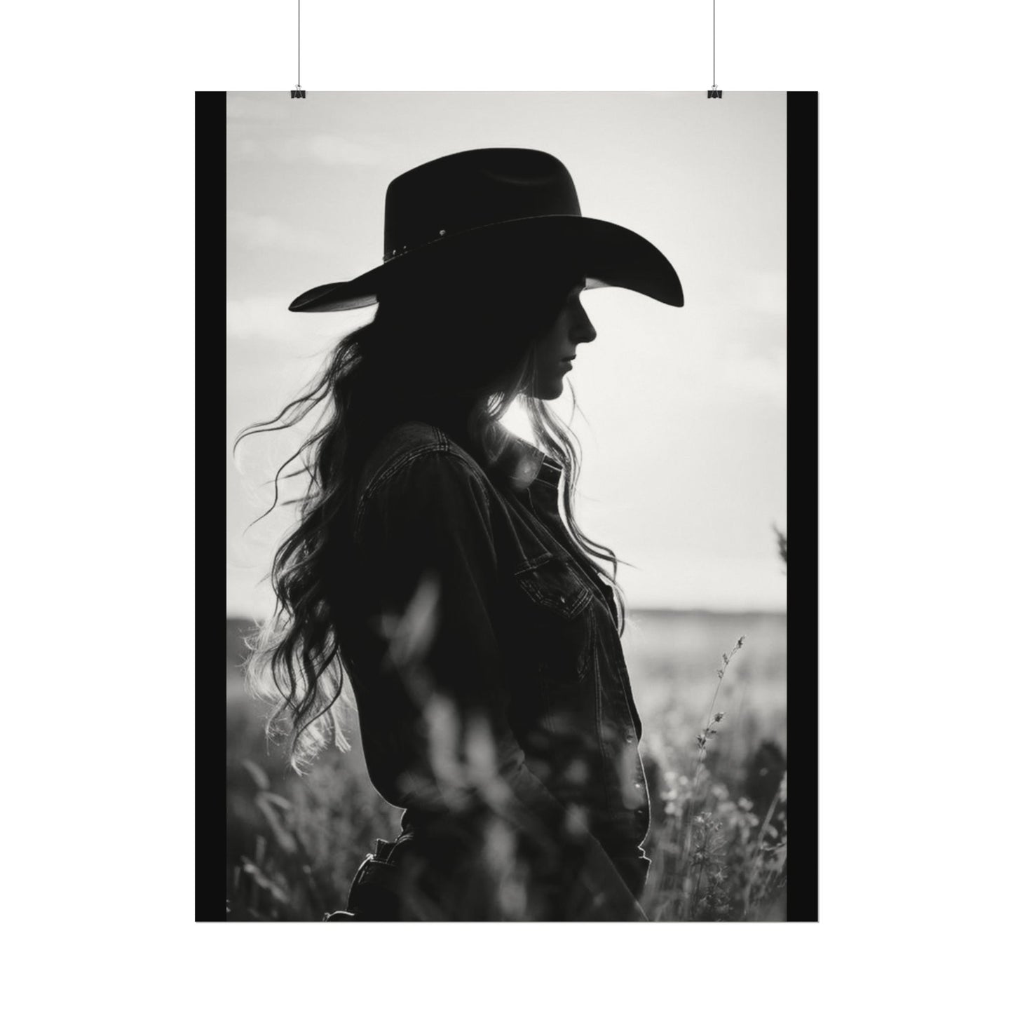 Grace Againest The Grain – Western Textured Watercolor Matte Posters