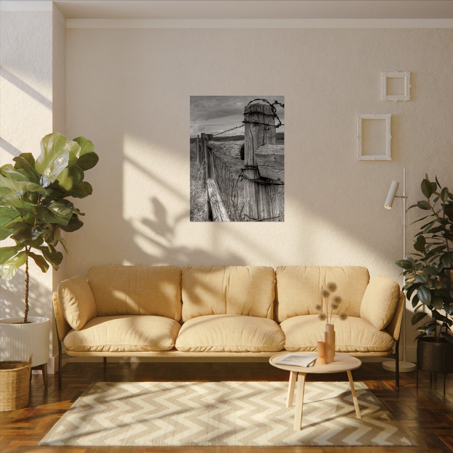 What Lies Between Frontiers– Western Textured Watercolor Matte Posters