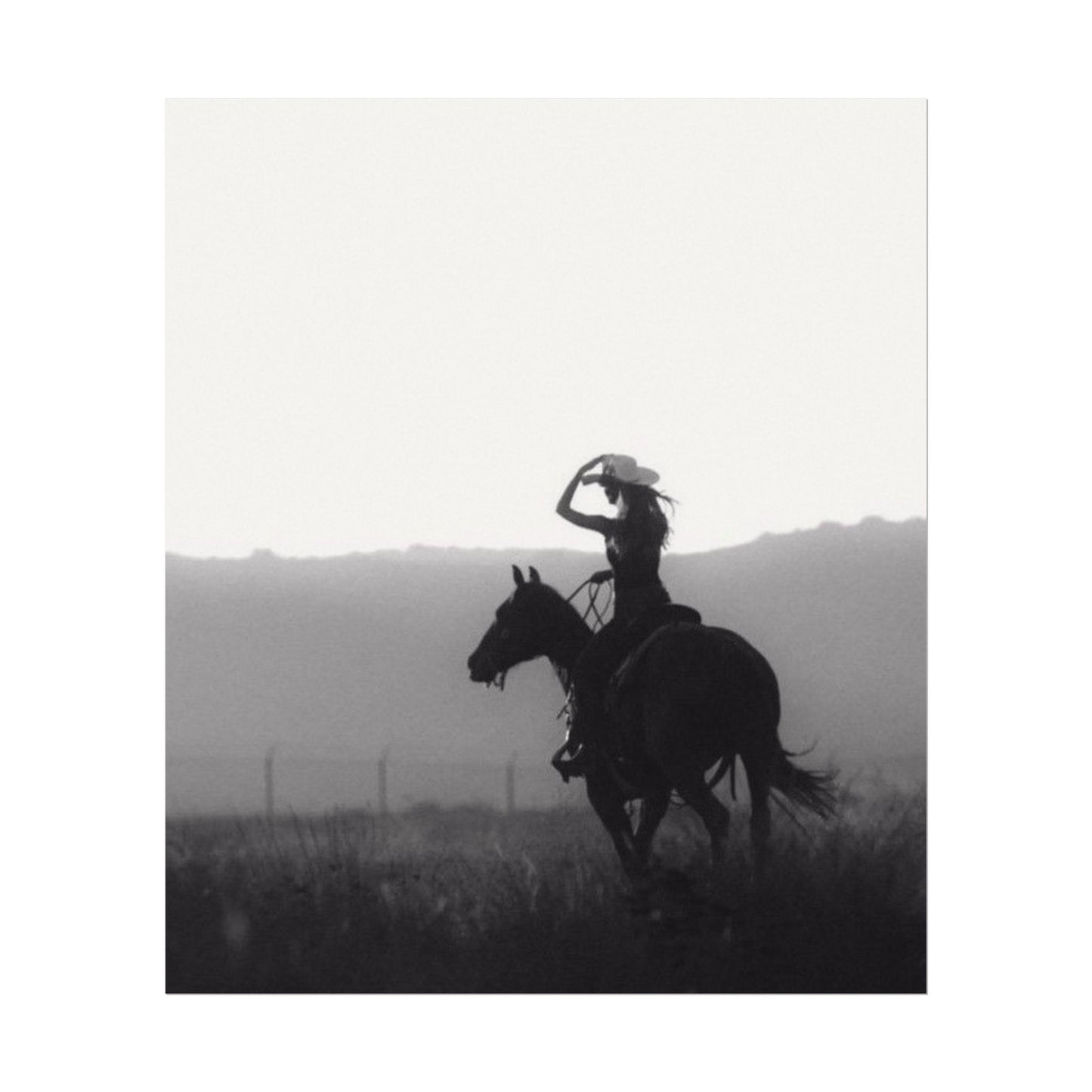 Timeless Beauty – Western Textured Watercolor Matte Posters