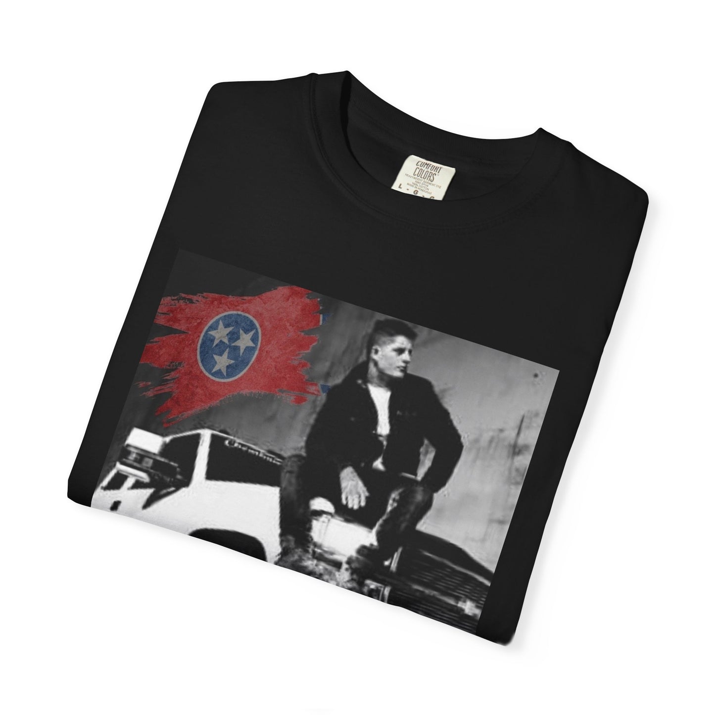 Rebel Vibe Unisex Garment-Dyed T-shirt, Retro Graphic Tee, Casual Everyday Wear, Music Lover Gift, Stylish Statement Shirt