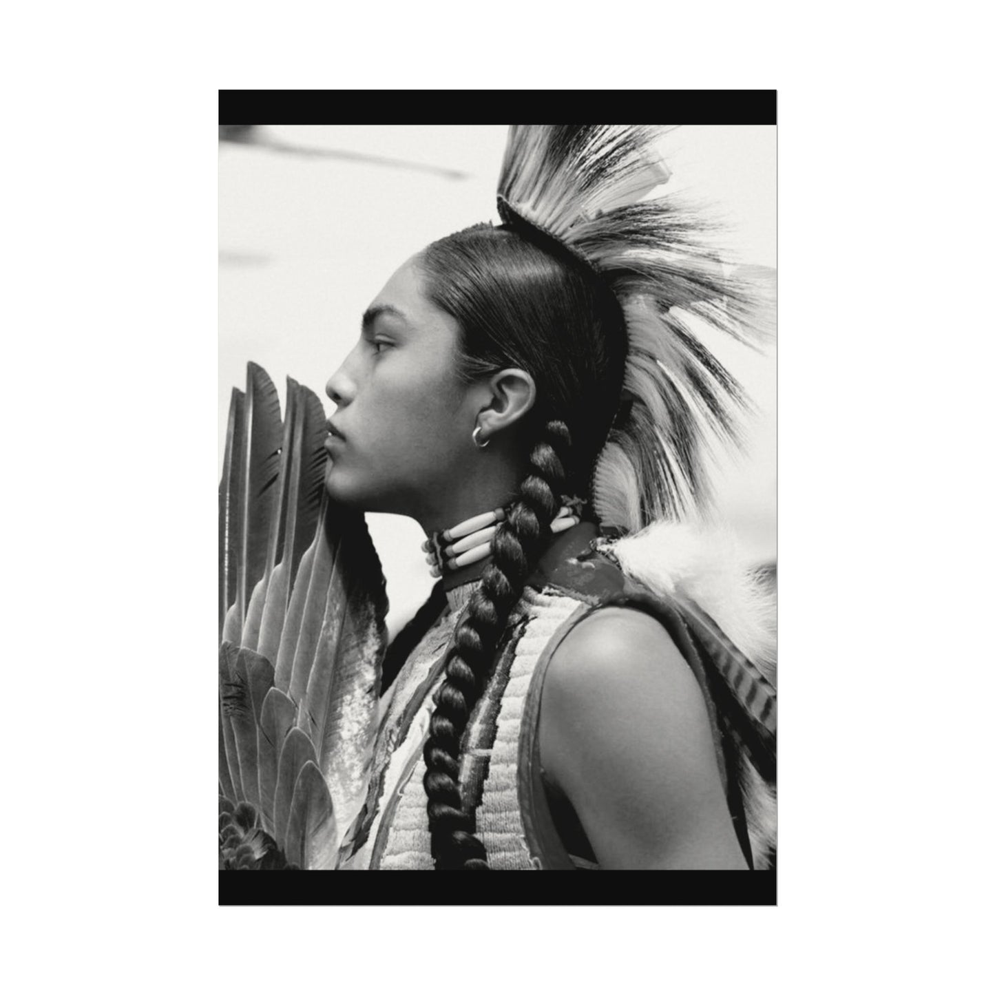 Soar High On Wings Like Eagles – Western Textured Watercolor Matte Posters