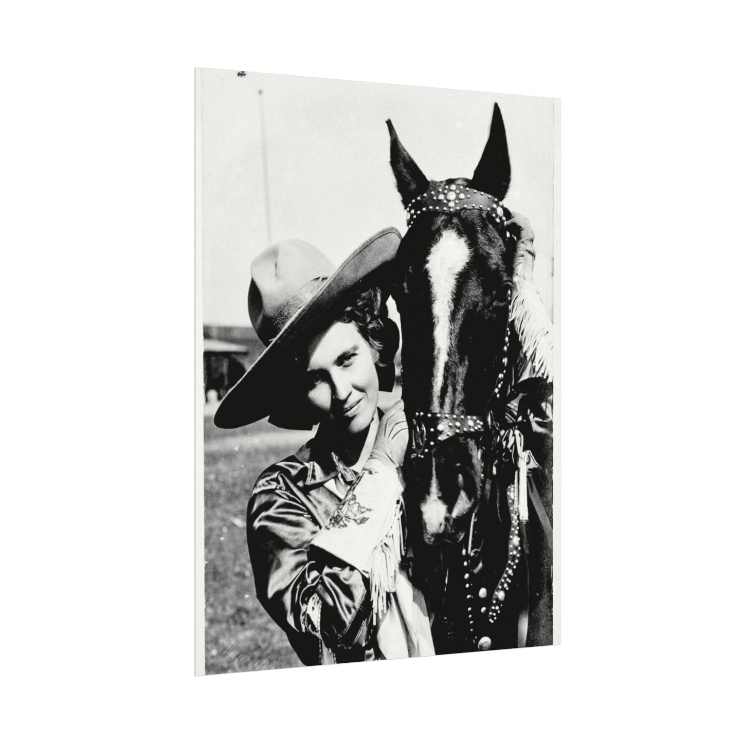 Steadfast Devotion – Western Textured Watercolor Matte Posters