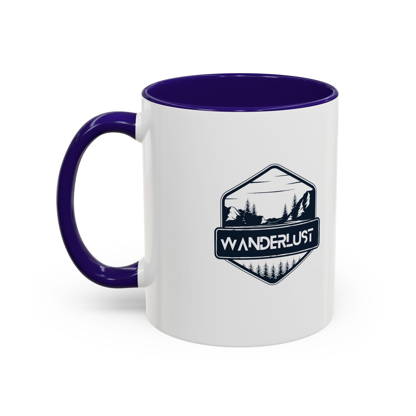 Wanderlust Coffee Mug, Travel Lover Gift, Adventure Drinkware, Colorful Ceramic Cup, Perfect for Holidays & Camping