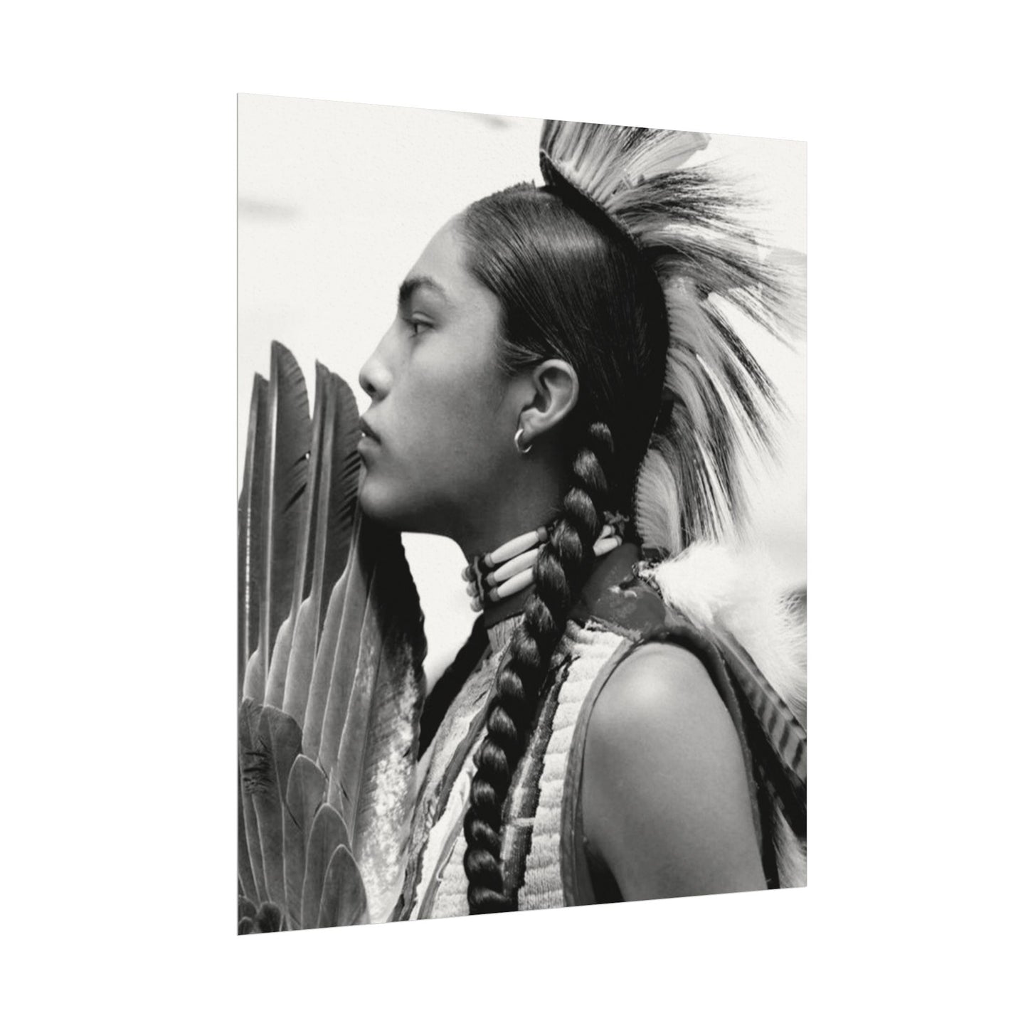 Soar High On Wings Like Eagles – Western Textured Watercolor Matte Posters