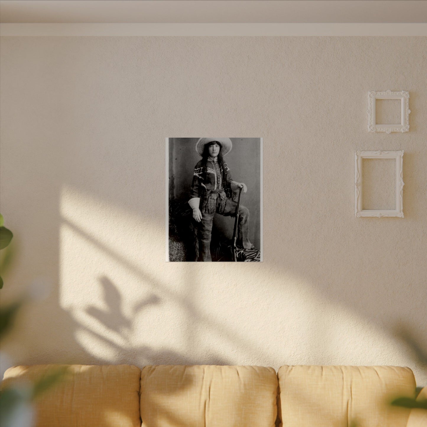 Desert Scout – Western Textured Watercolor Matte Posters