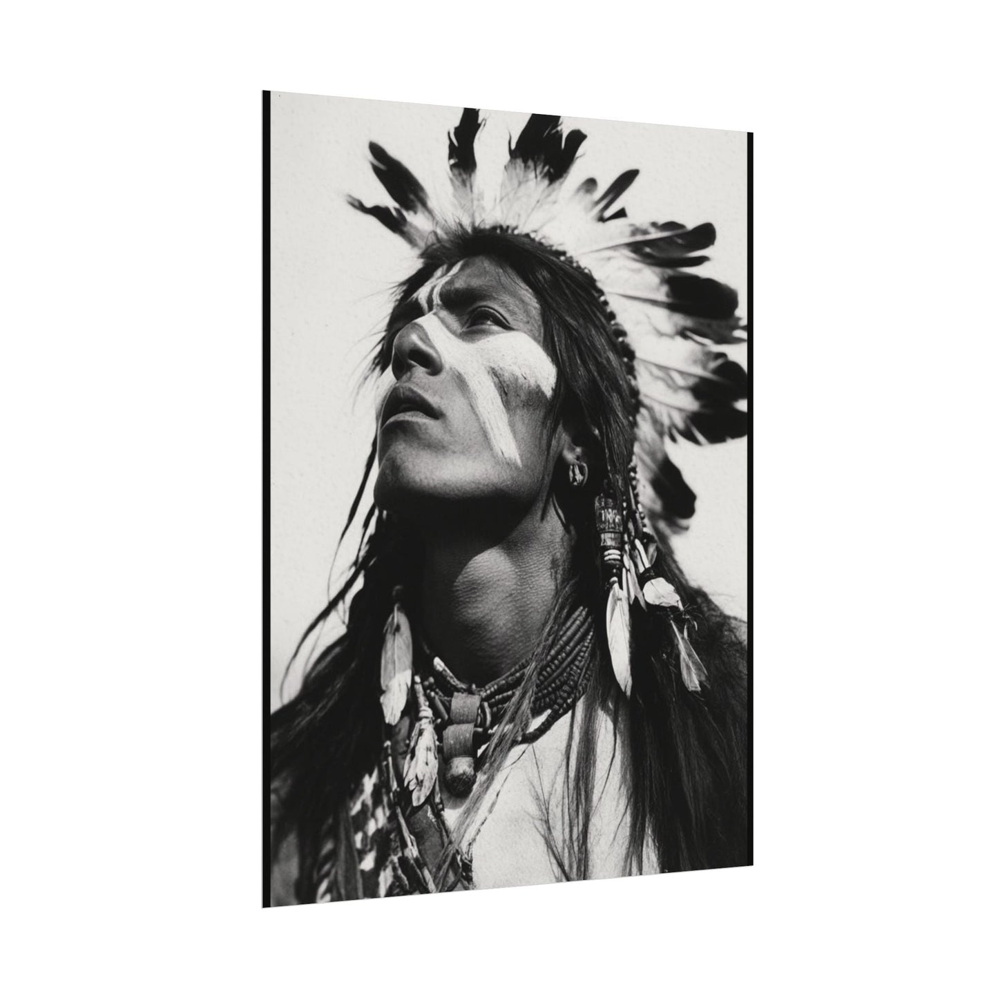 He Who Remembers – Western Textured Watercolor Matte Posters