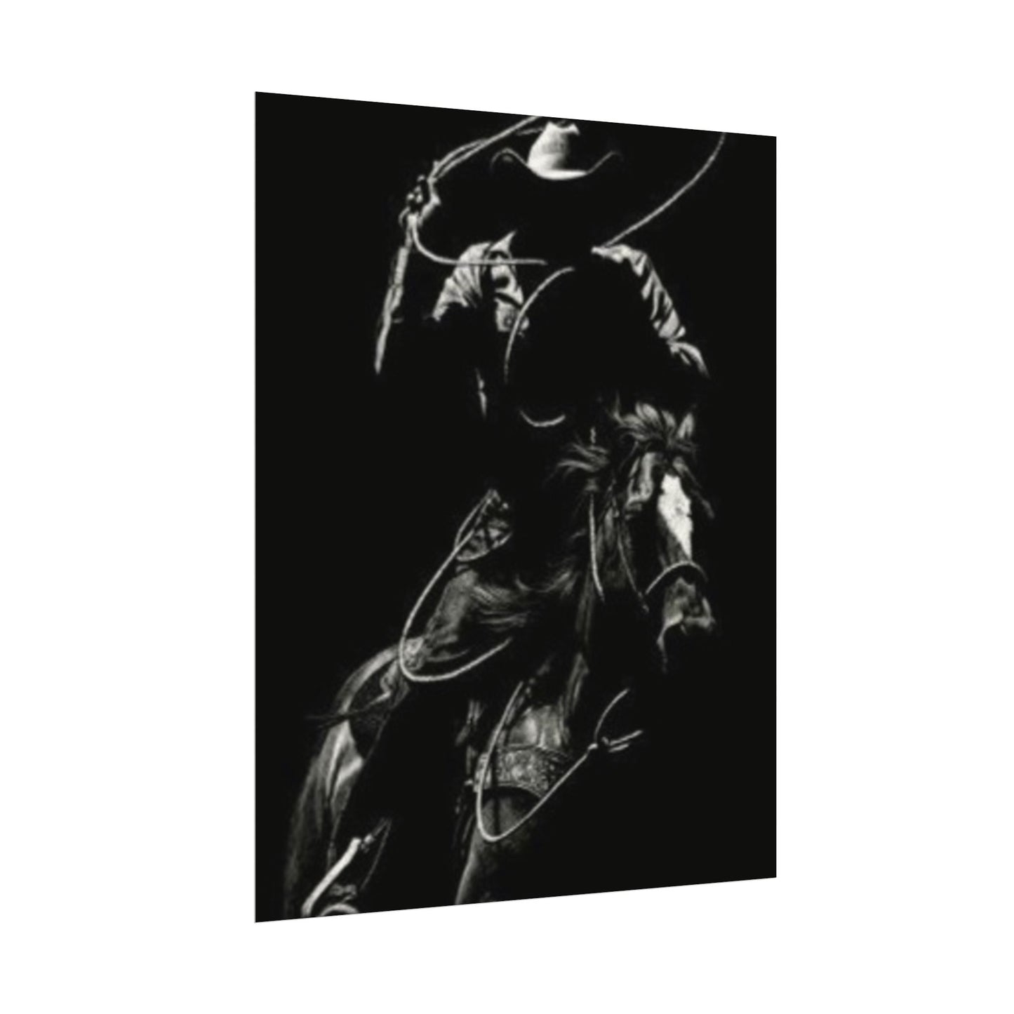 The Ropers Mark – Western Textured Watercolor Matte Posters