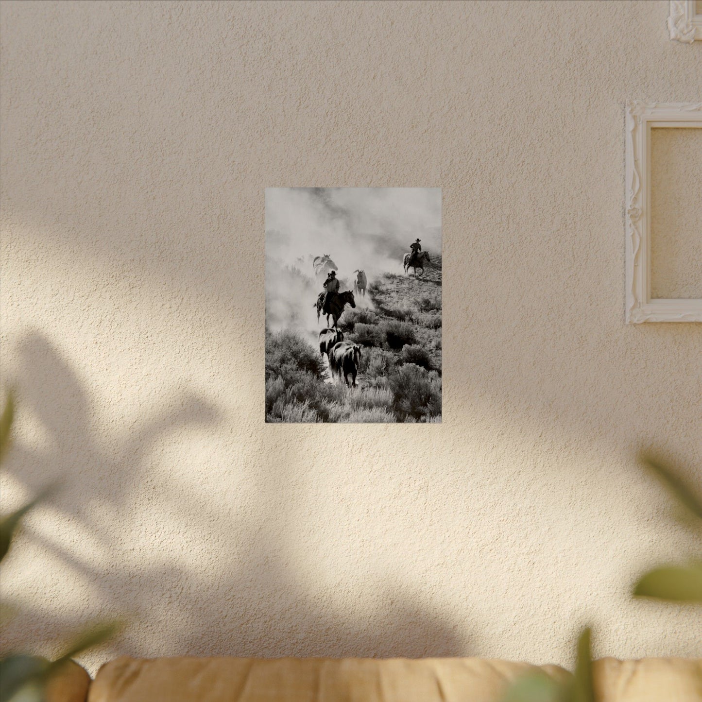 The Dusty Range – Western Textured Watercolor Matte Posters