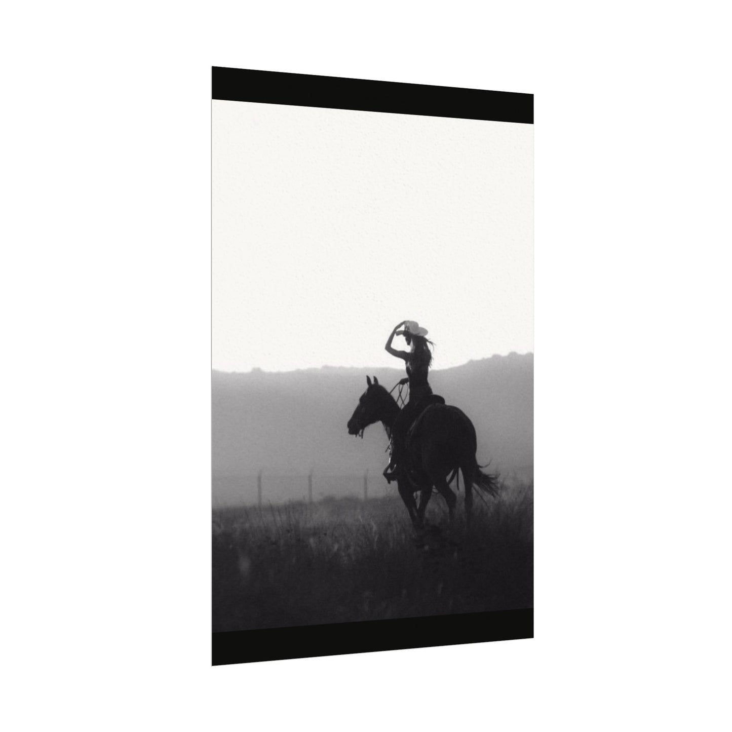 Timeless Beauty – Western Textured Watercolor Matte Posters