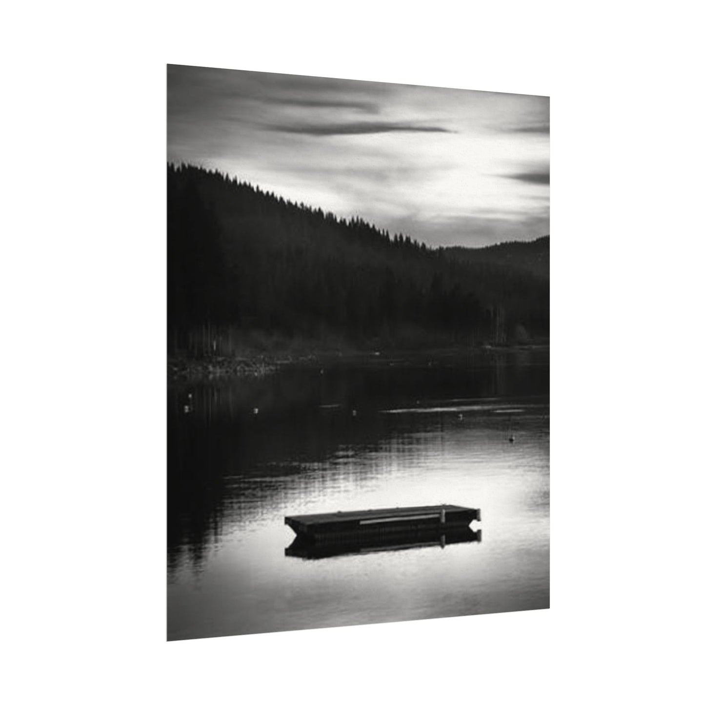 He Leads Me Beside Still Waters – Western Textured Watercolor Matte Posters