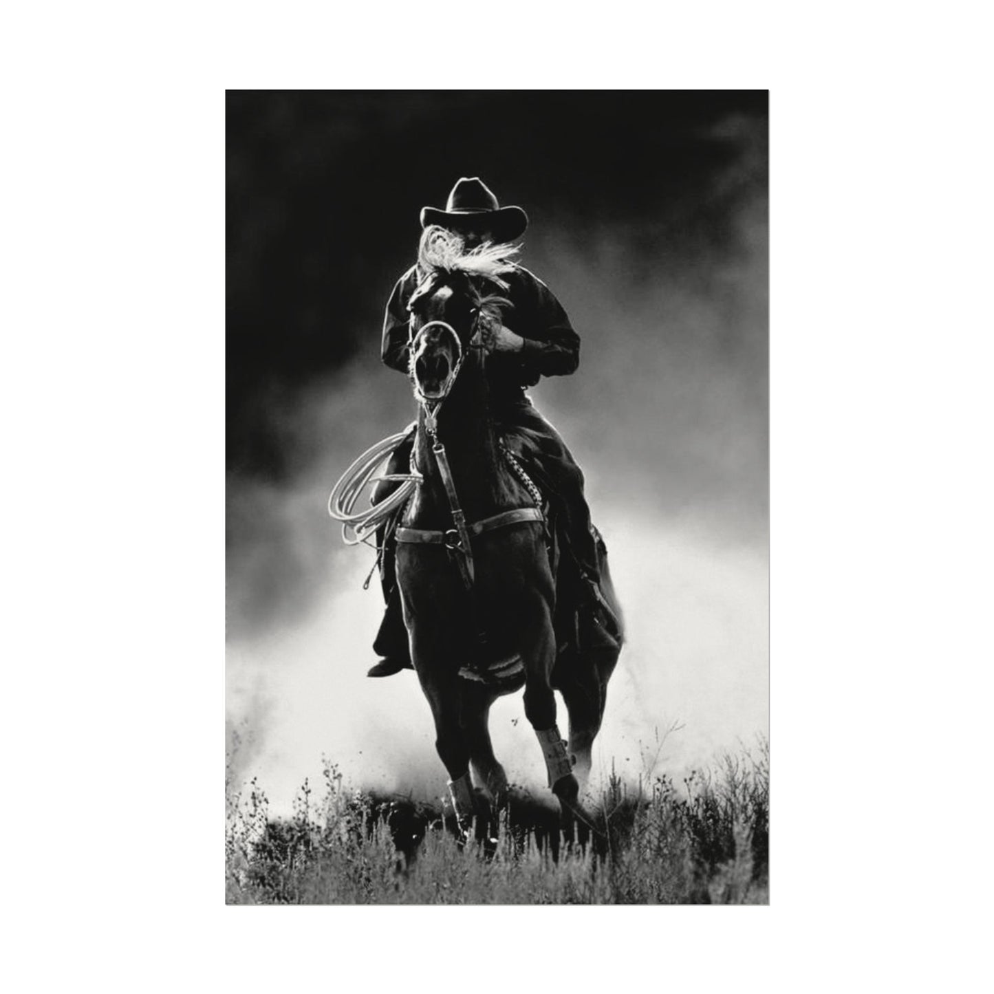 Untamed Dust & Thunder Textured Watercolor Matte Posters