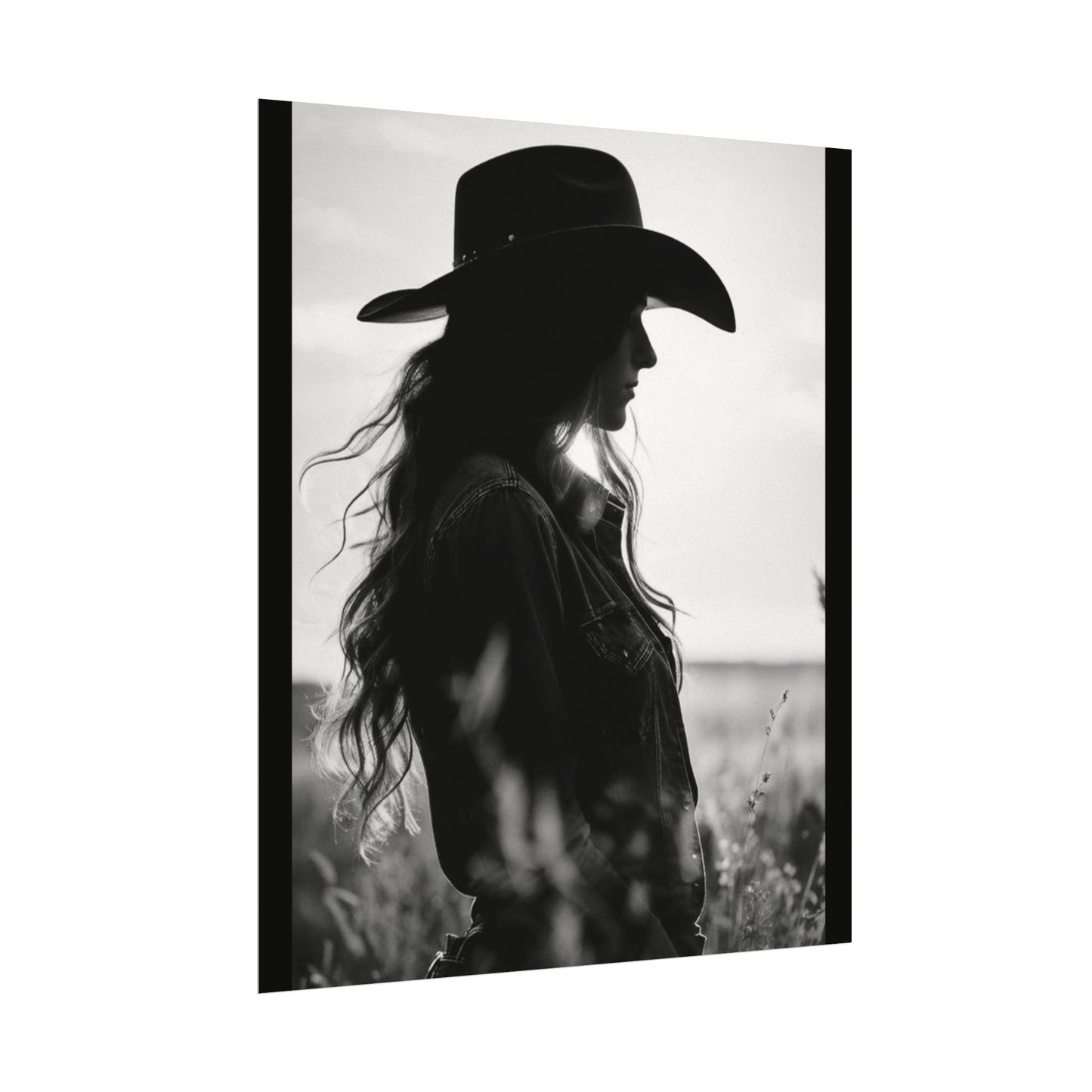 Grace Againest The Grain – Western Textured Watercolor Matte Posters
