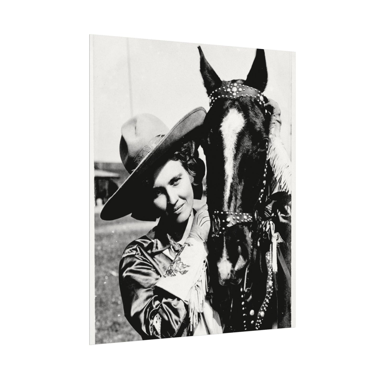 Steadfast Devotion – Western Textured Watercolor Matte Posters