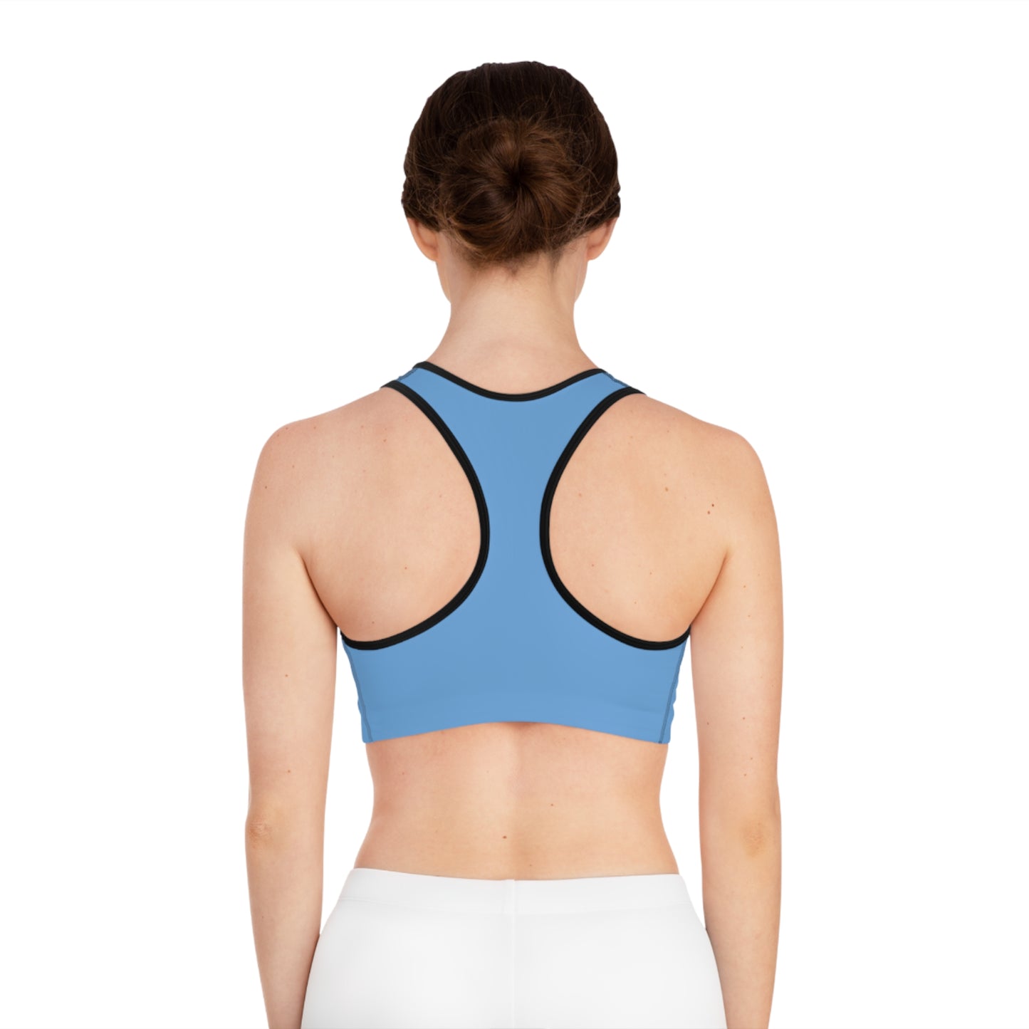 Arrow Ridge Artic Blue Stylish Sports Bra for Active Women, Workout Top, Gym Essential, Fitness Apparel, Athleisure Wear, Yoga Gear