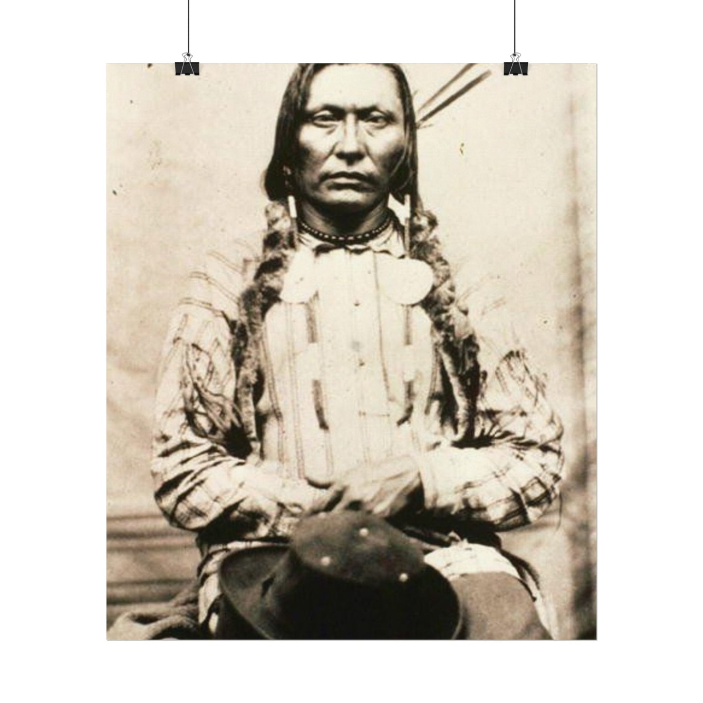 Shadow Warrior – Western Textured Watercolor Matte Posters