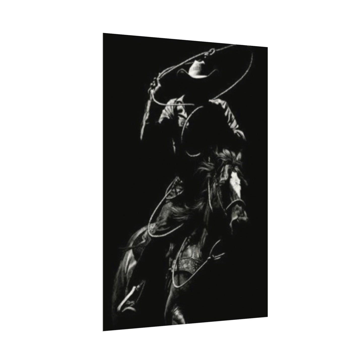 The Ropers Mark – Western Textured Watercolor Matte Posters