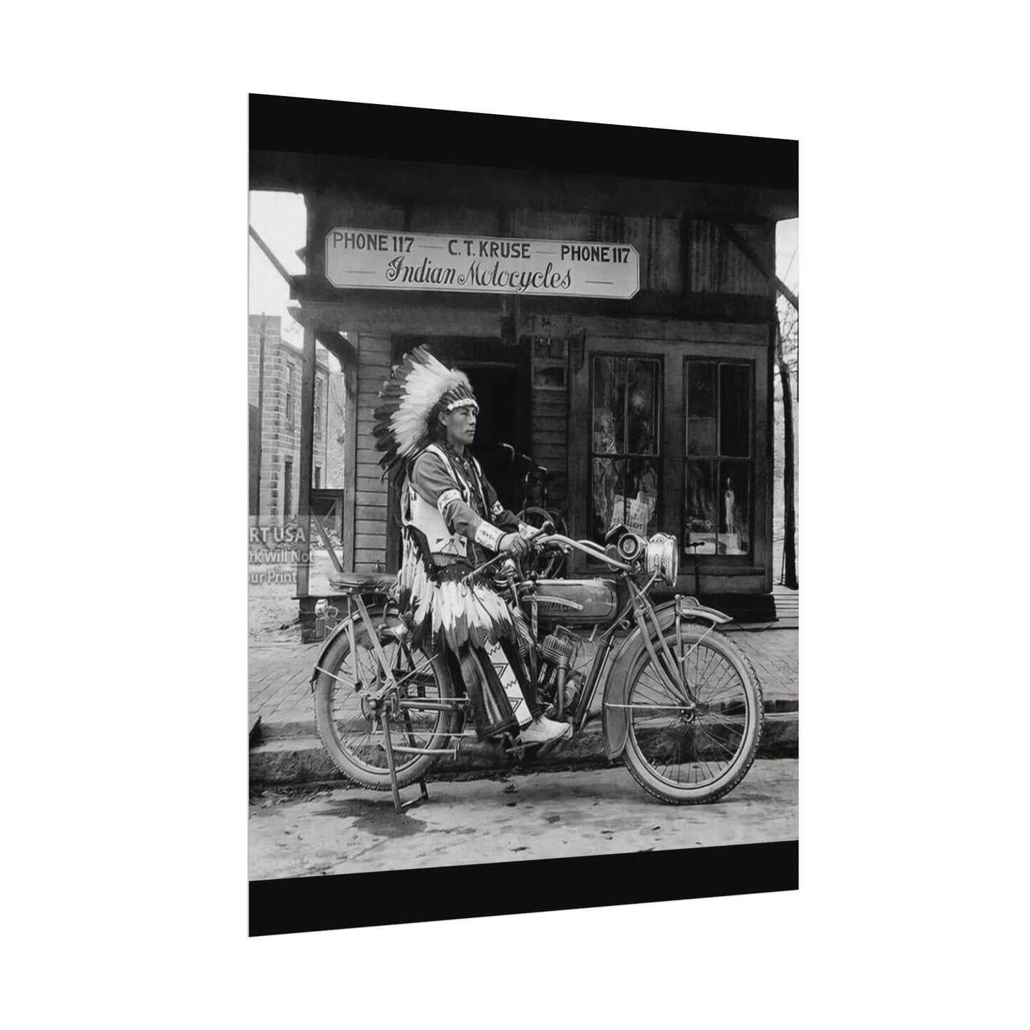 Metal Horse – Western Textured Watercolor Matte Posters