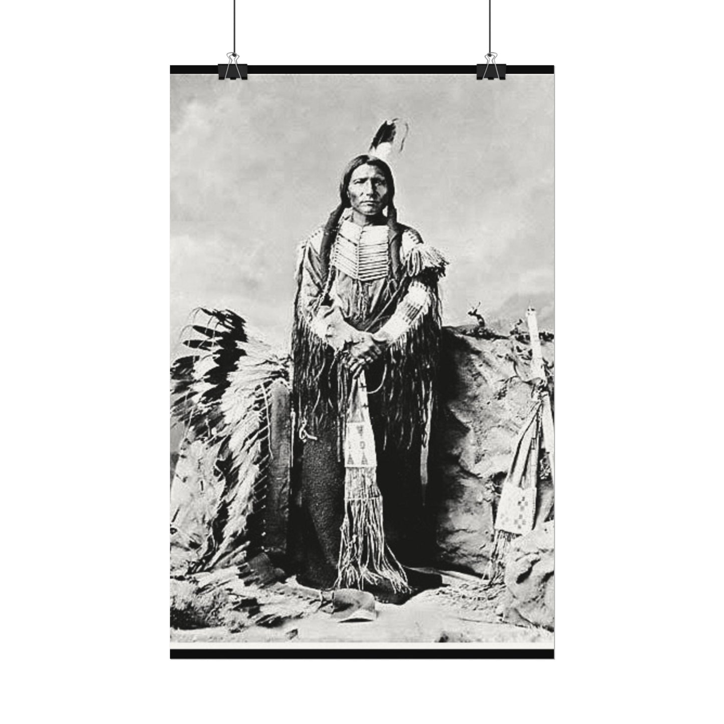 Enduring Spirit– Western Textured Watercolor Matte Posters