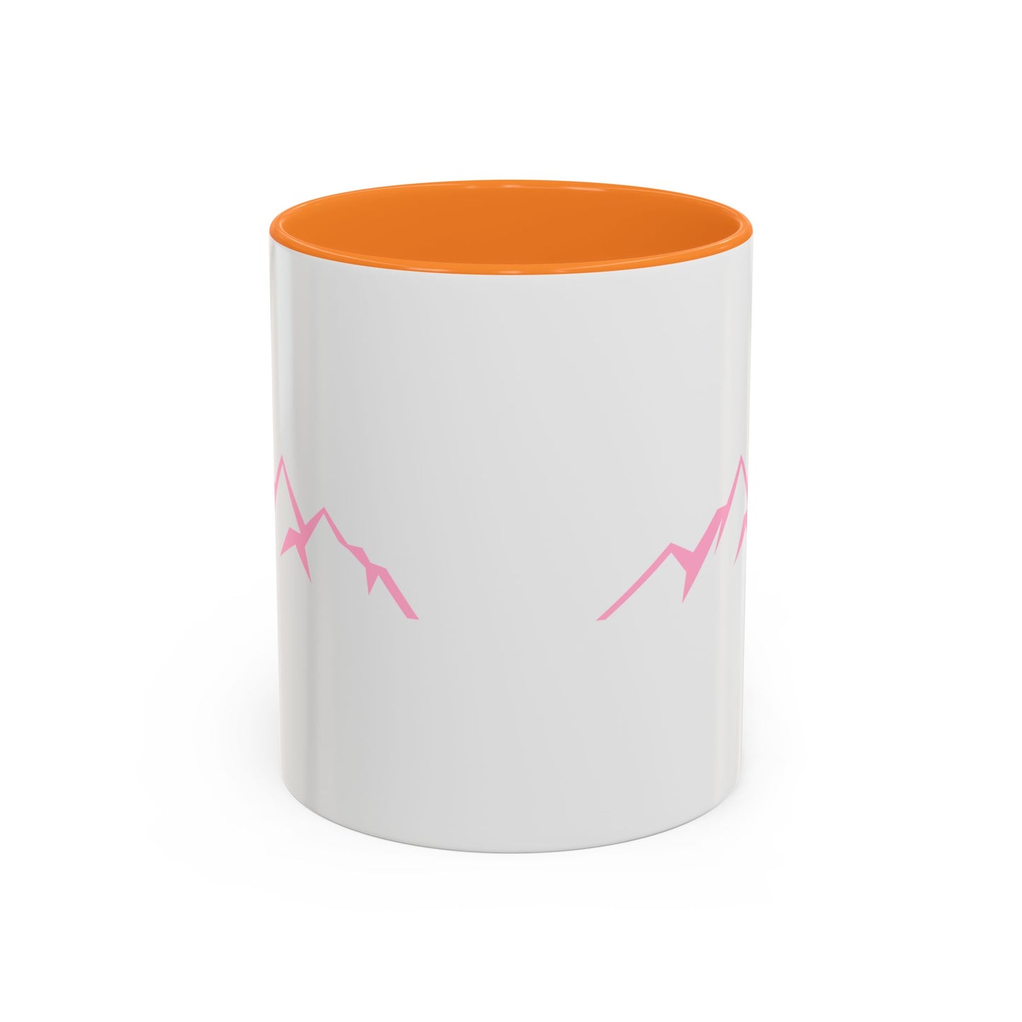 Mountain Vibes Mug | Colorful Coffee Mug | Artistic Drinkware | Gift for Nature Lovers | Hiking, Adventure, Pink Mountains