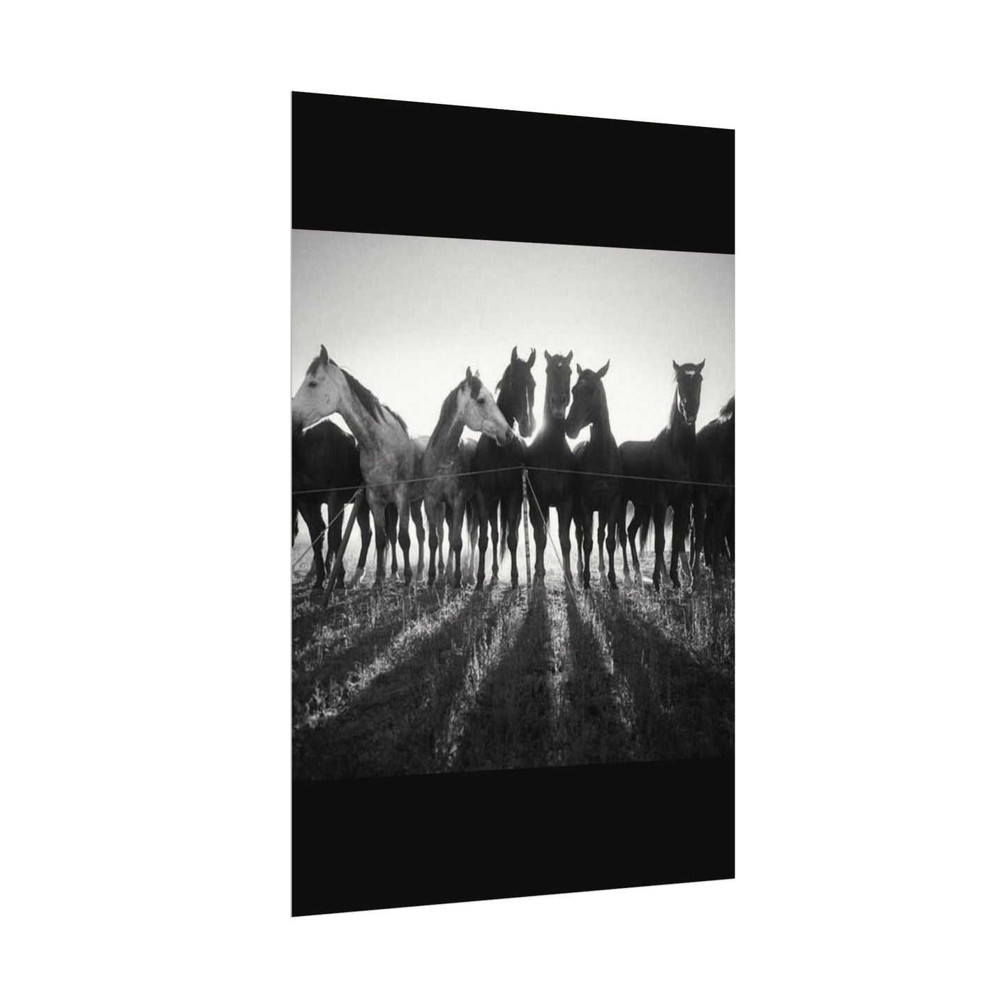 When Dawn Breaks – Western Textured Watercolor Matte Posters