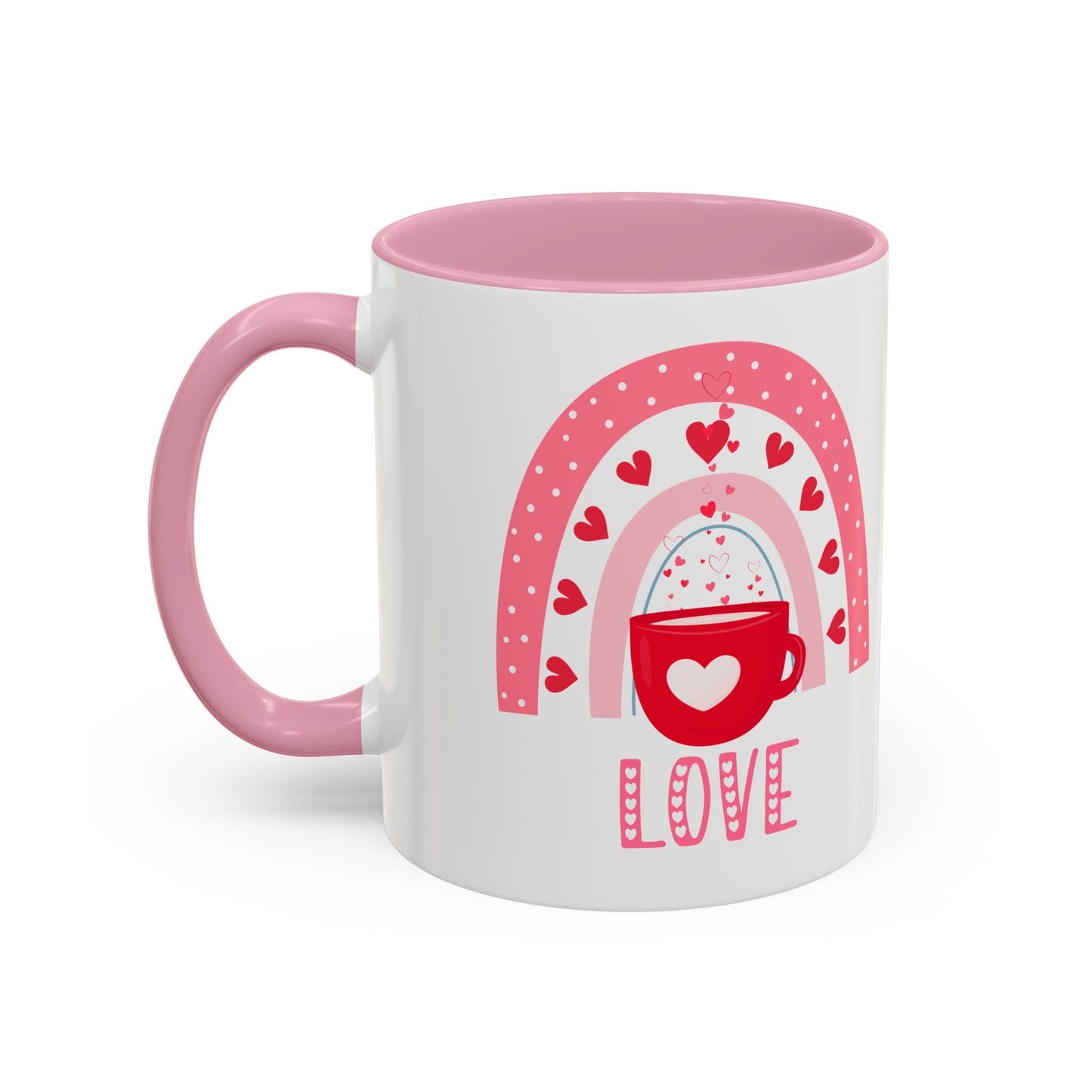 Rainbow Love Mug - Perfect for Valentine's Day, Couples, Self-Care, Gift for Her, Coffee Lovers