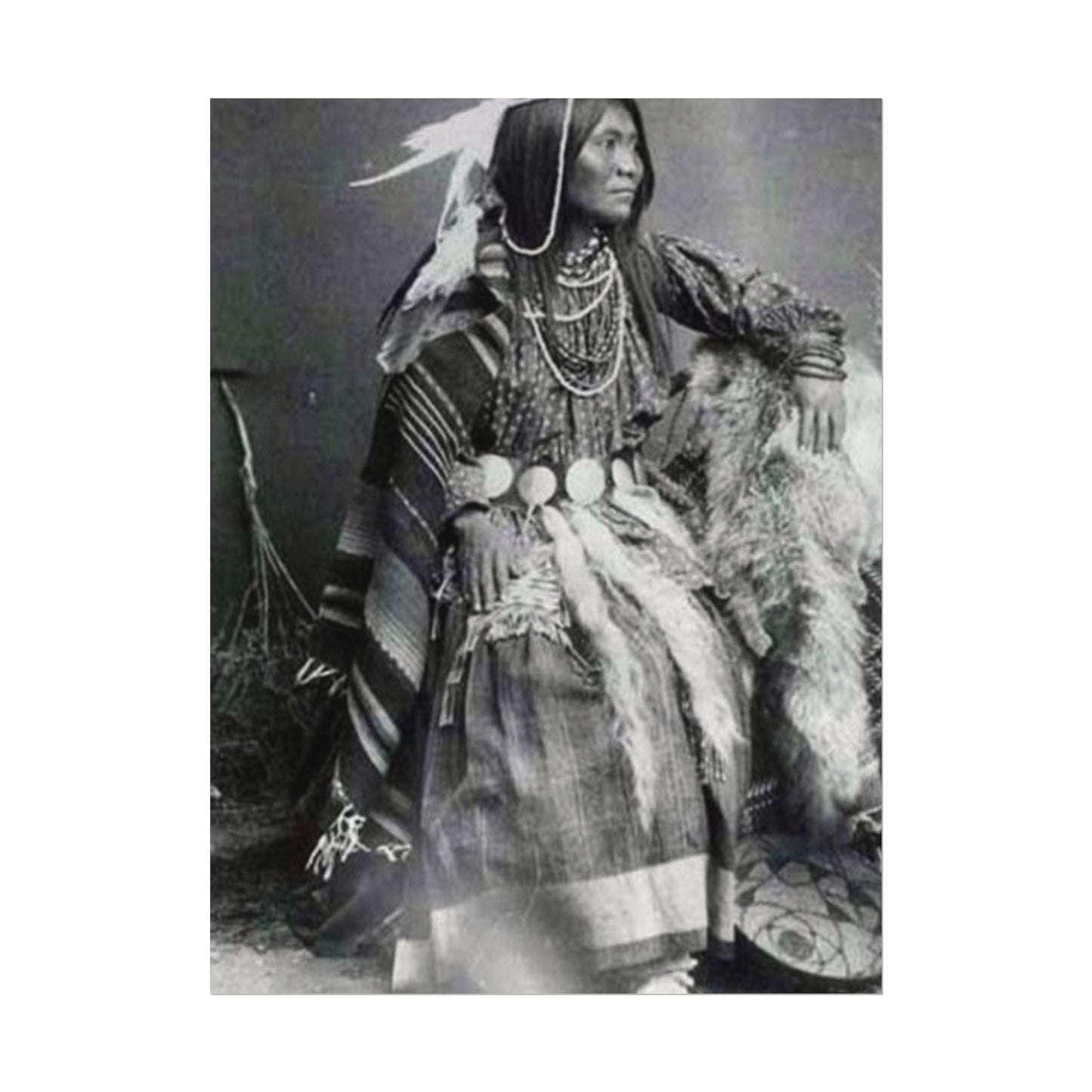 Courage & Strength – Western Textured Watercolor Matte Posters