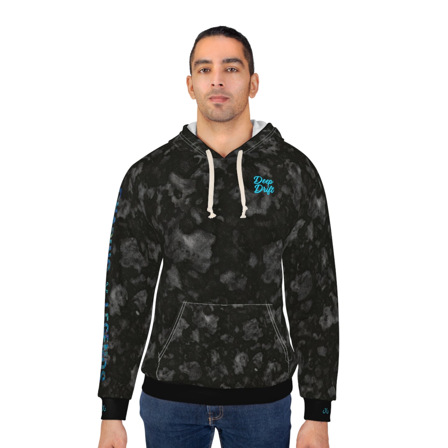 Iridescent Octopus Chasing Legends Fishing Hoodie — Deep Drift Fishing,  Hooked Horizon Co. Deep Drift Pullover