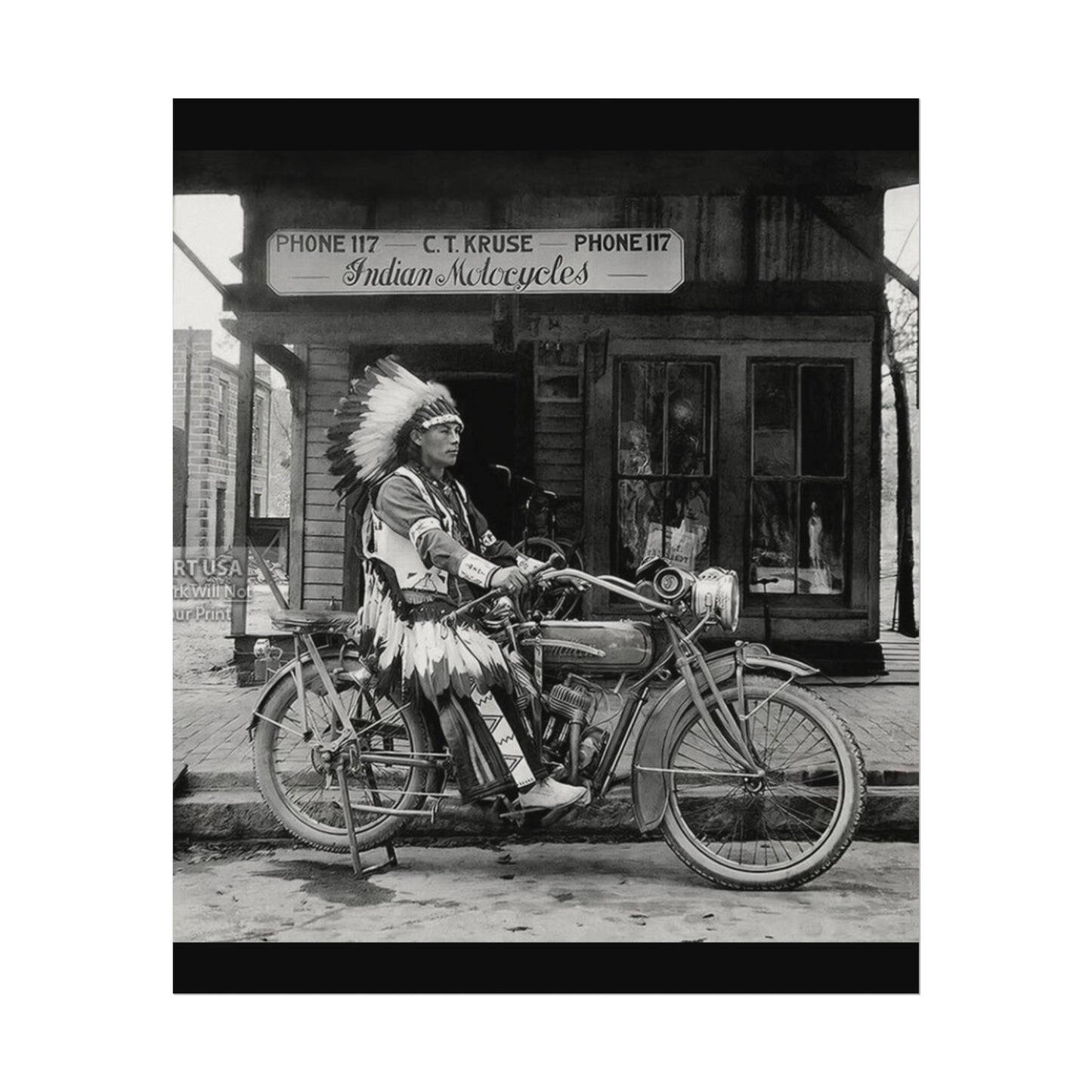 Metal Horse – Western Textured Watercolor Matte Posters