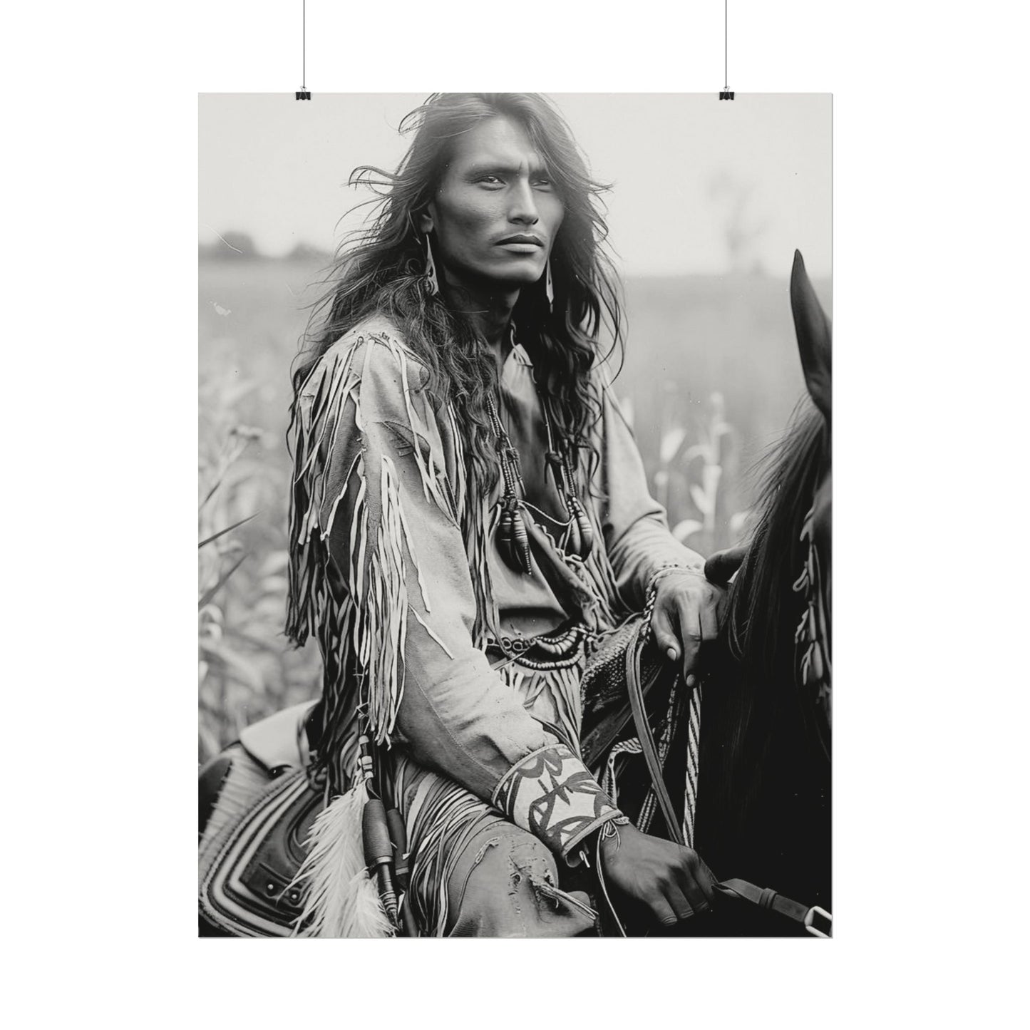 The Last Watchman– Western Textured Watercolor Matte Posters