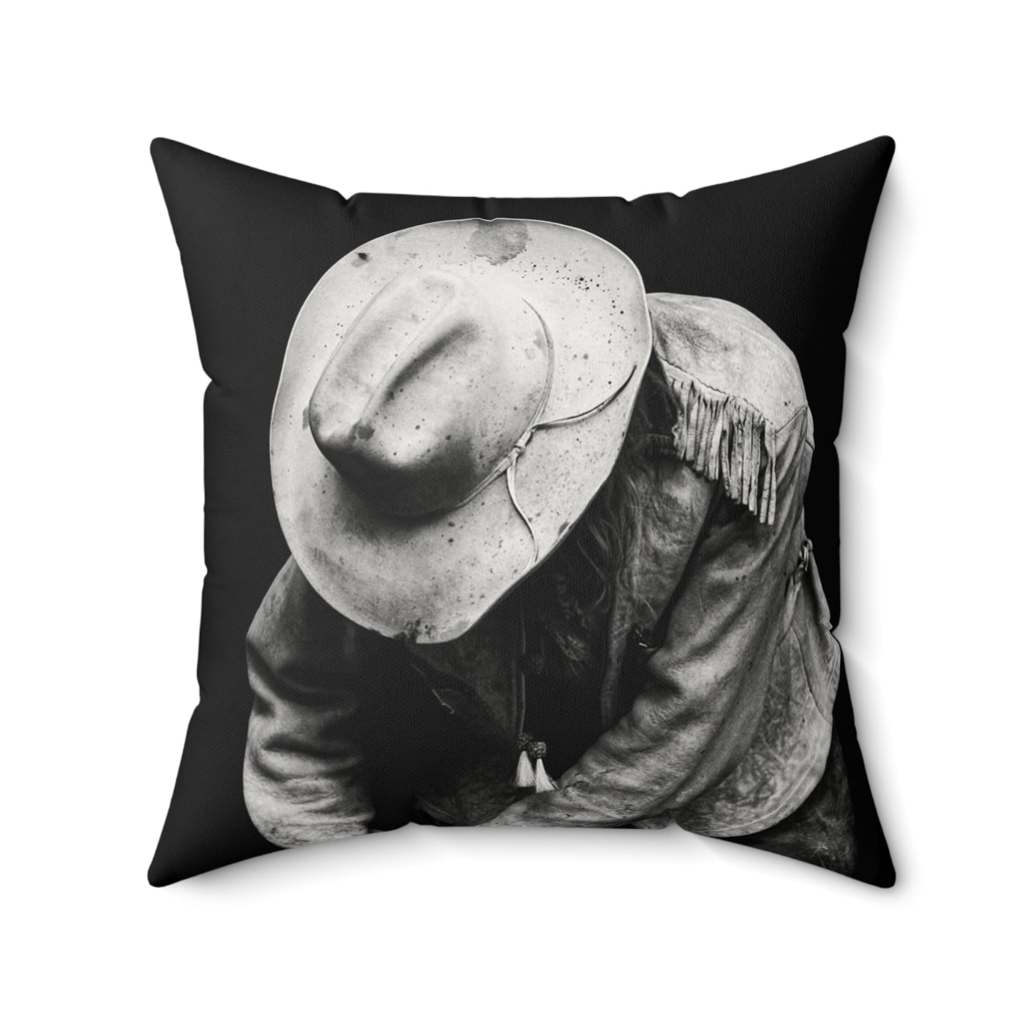 2 In 1 Cowboy Mix Up Faux Suede Pillow, Cozy Home Decor, Motivational Cushion, Bohemian Bedroom Accessory, Unique Gift Idea