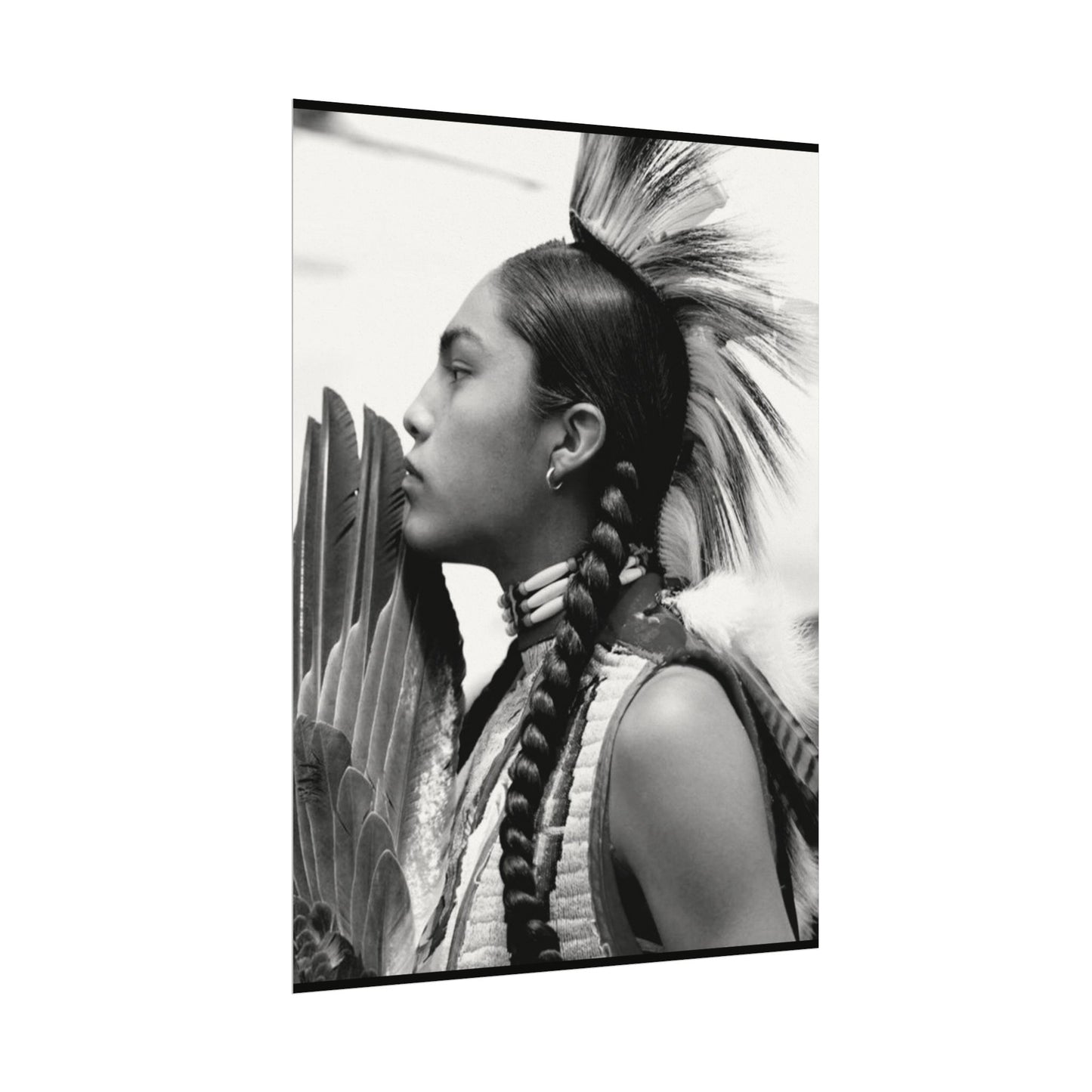 Soar High On Wings Like Eagles – Western Textured Watercolor Matte Posters