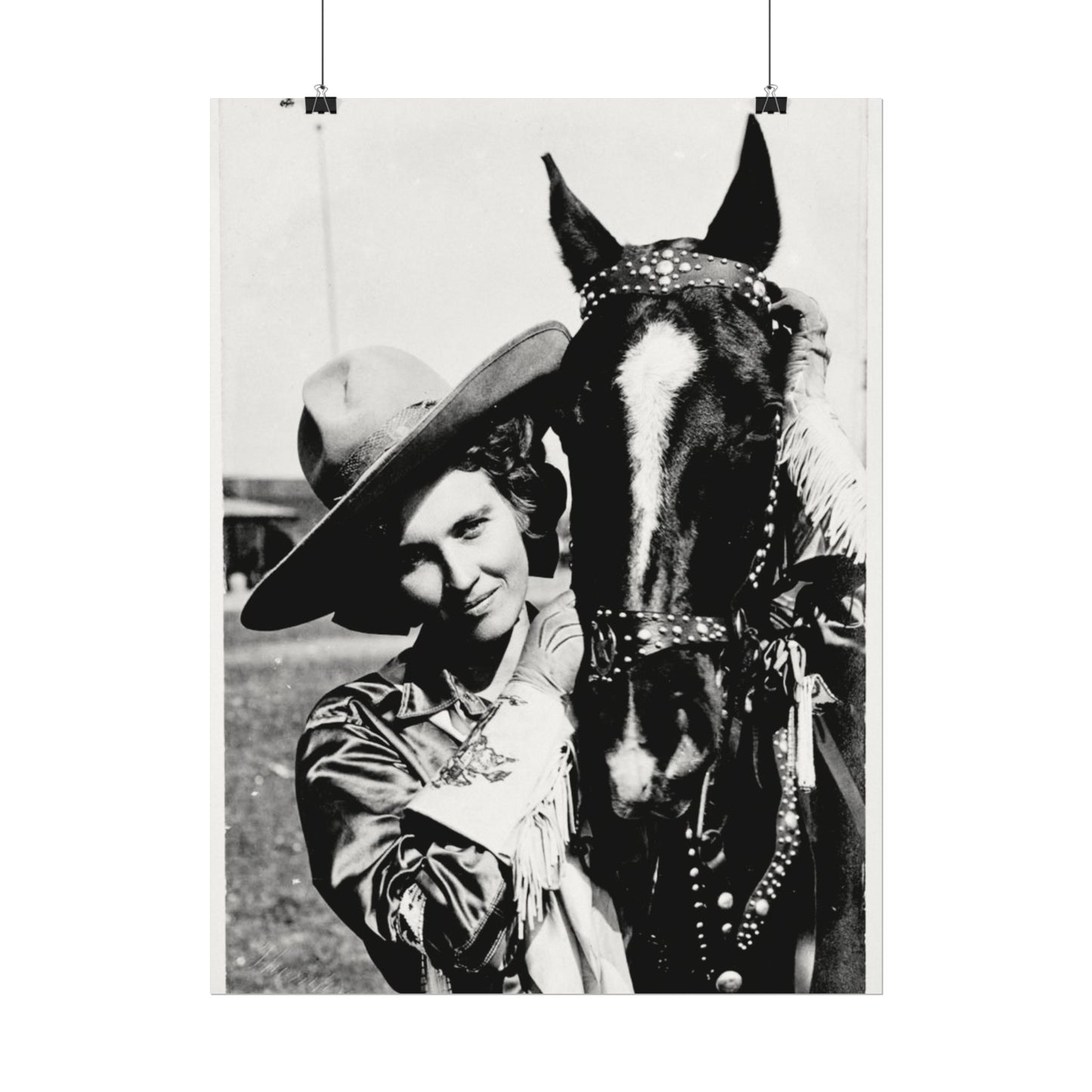 Steadfast Devotion – Western Textured Watercolor Matte Posters