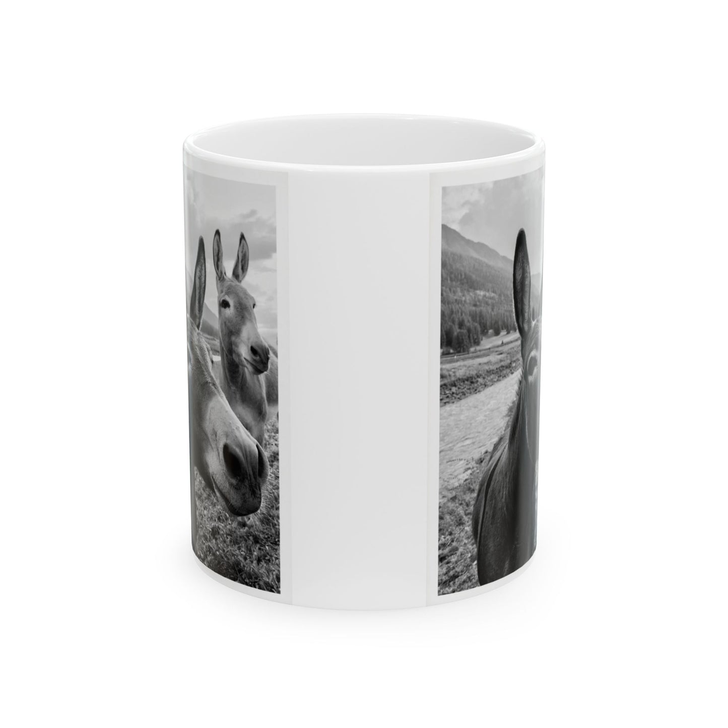 Rustic Horse Ceramic Mug - Perfect for Animal Lovers, Farmhouse Decor, Gifts for Her or Him, Unique Coffee Mug, Tea Lover's Cup