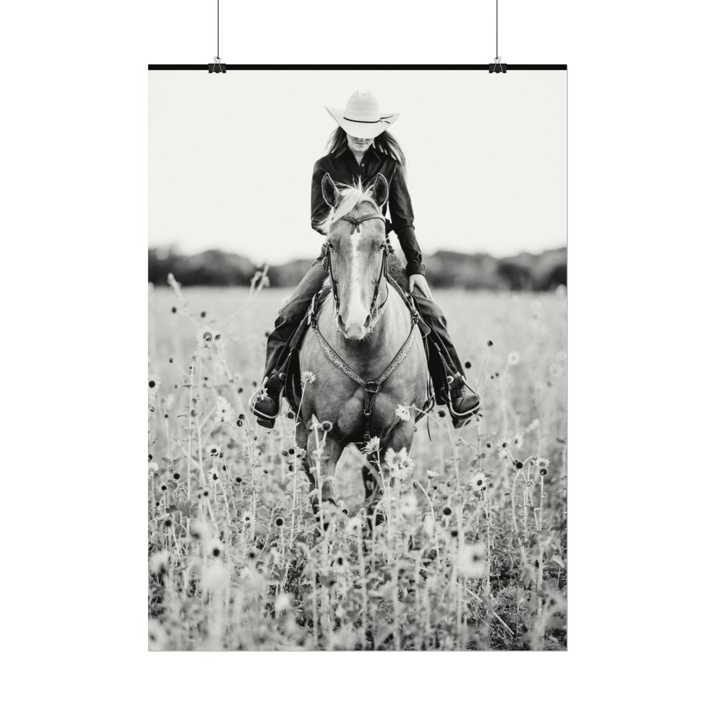 Summer Fields – Western Textured Watercolor Matte Posters