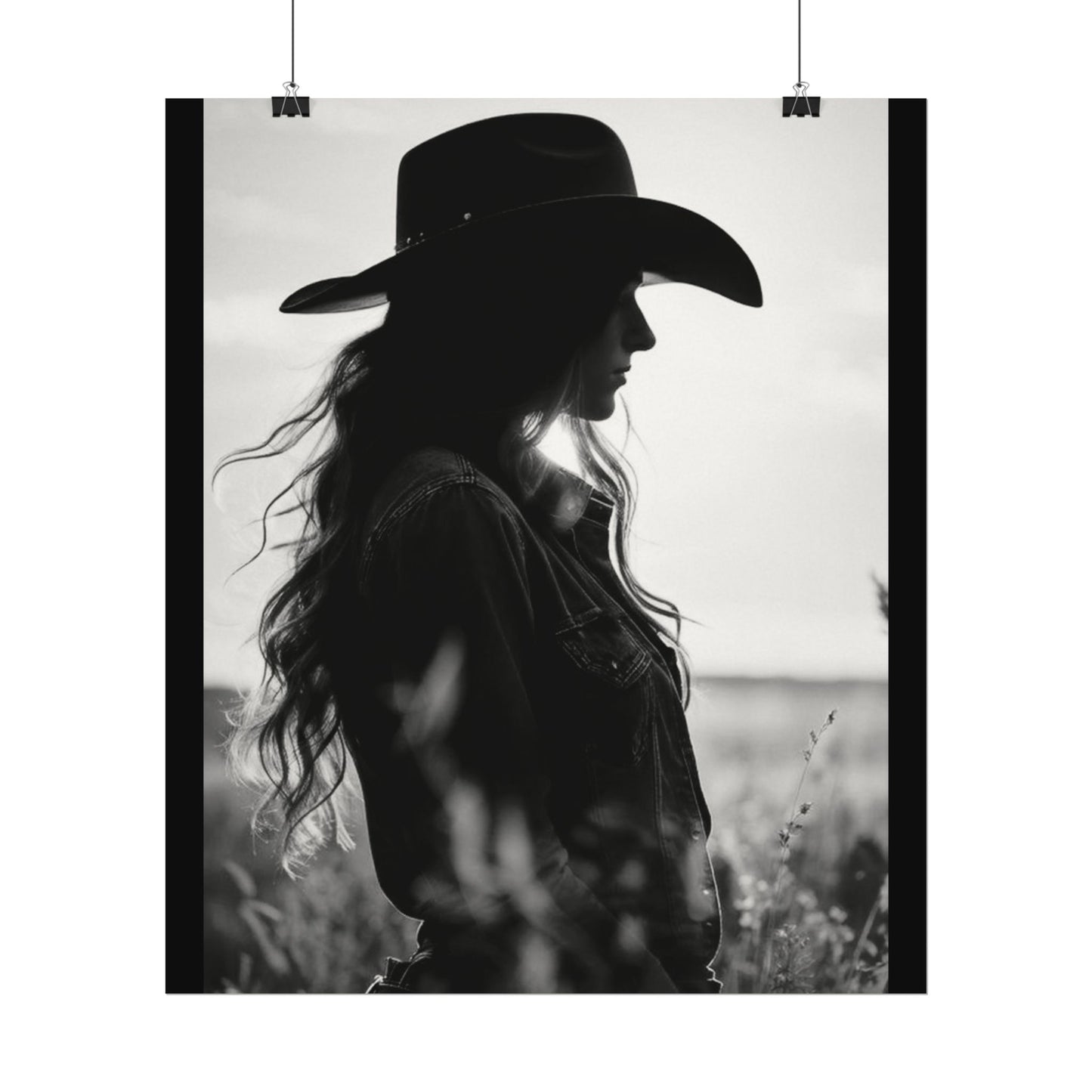 Grace Againest The Grain – Western Textured Watercolor Matte Posters