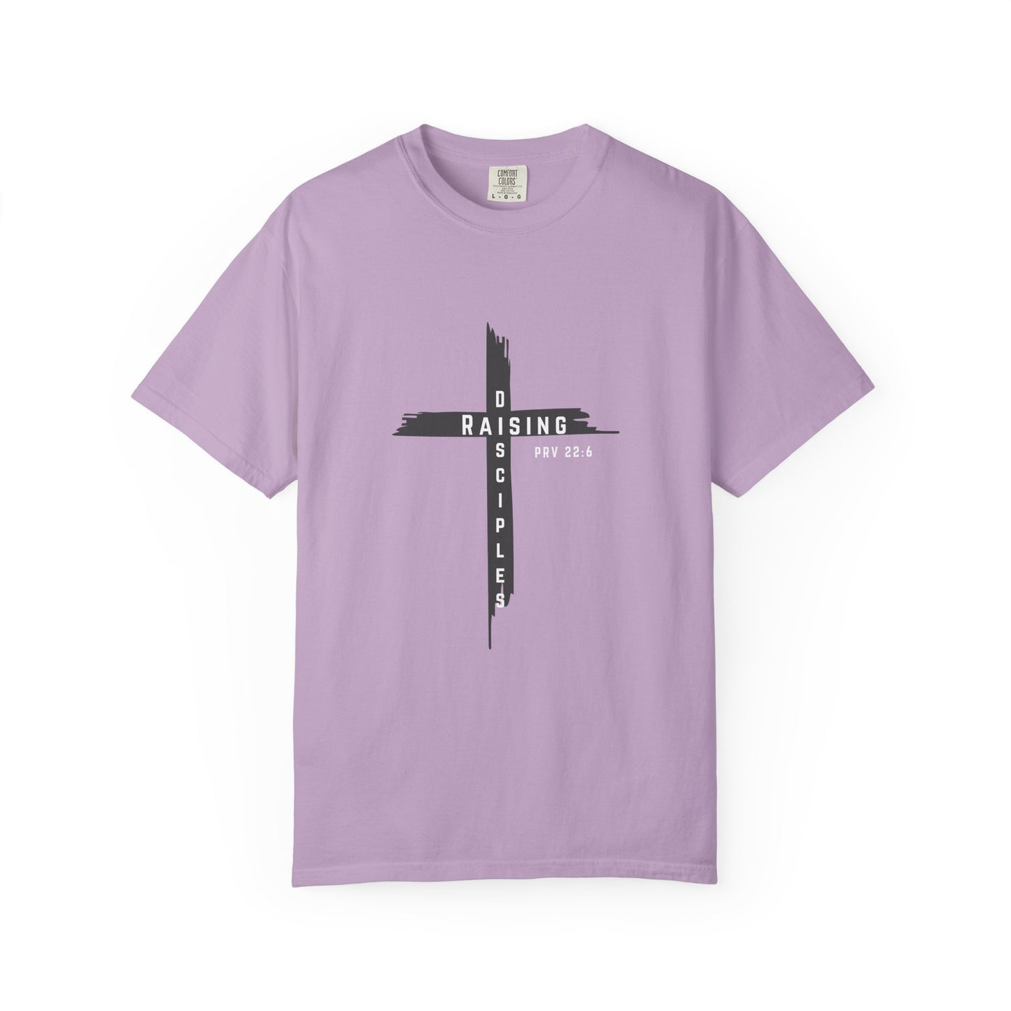 Raising Disciple Garment-Dyed T-Shirt for Faith Wear, Christian Apparel, Spiritual Gift, Youth Group Outfit, Church Merchandise,