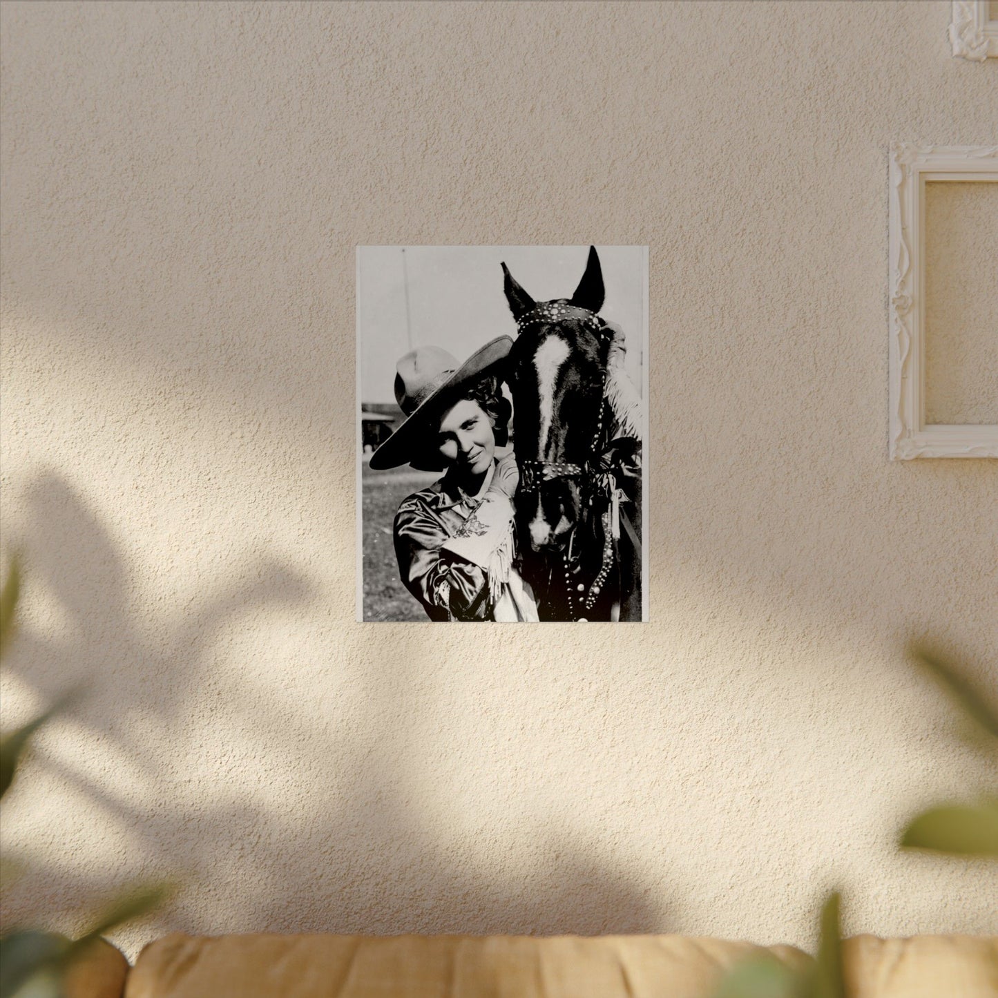 Steadfast Devotion – Western Textured Watercolor Matte Posters