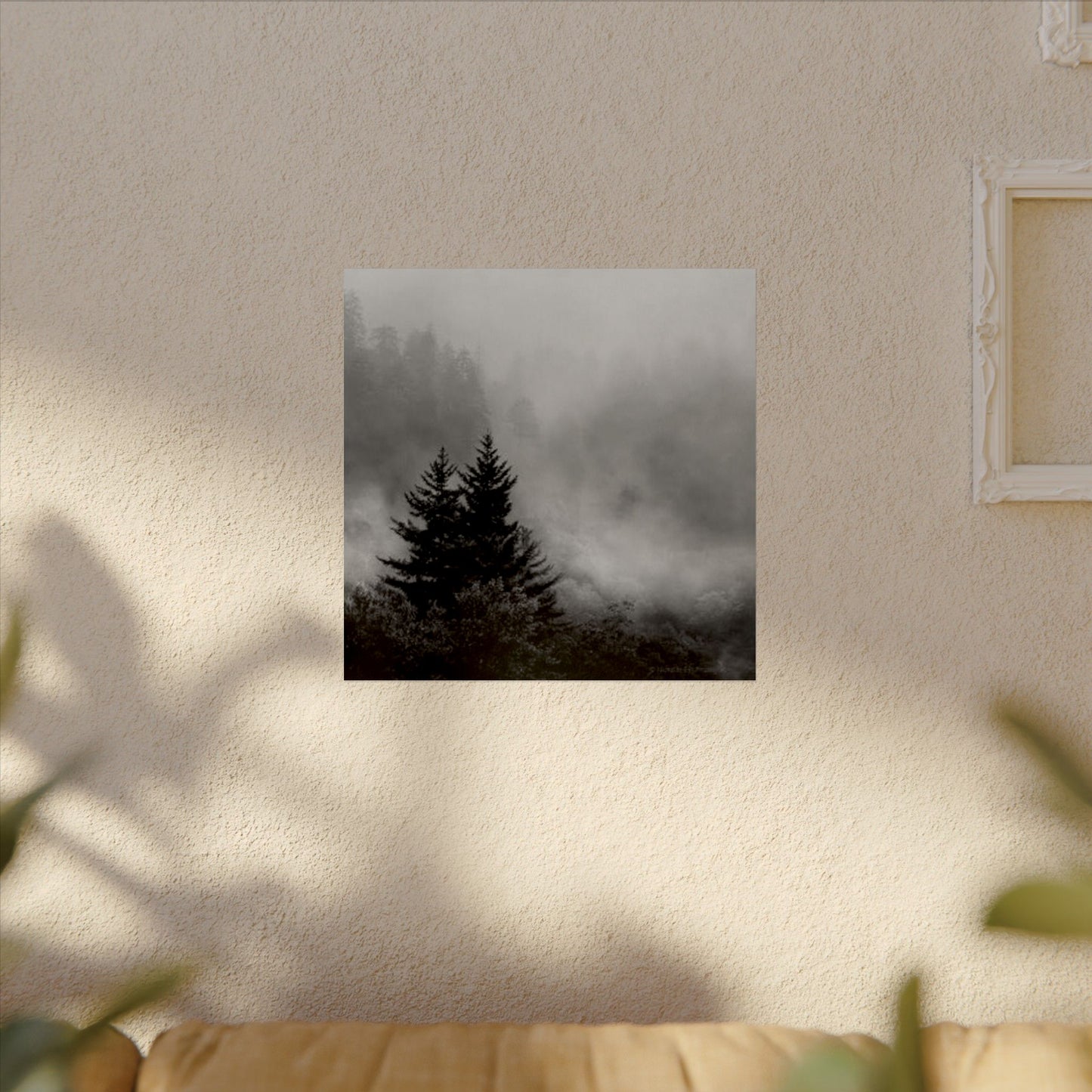 Forrest Through The Pines– Western Textured Watercolor Matte Posters