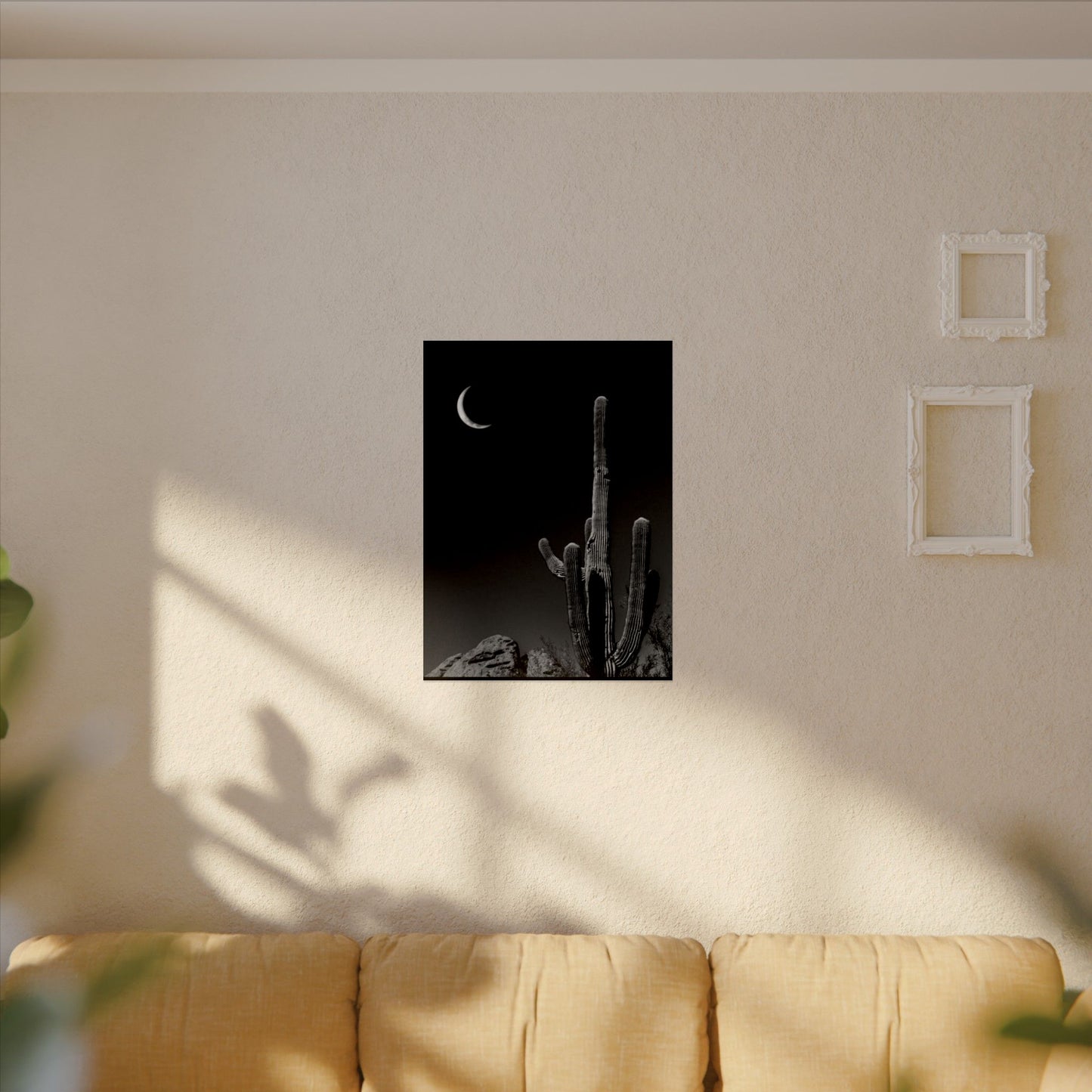 Desert Night Sky– Western Textured Watercolor Matte Posters