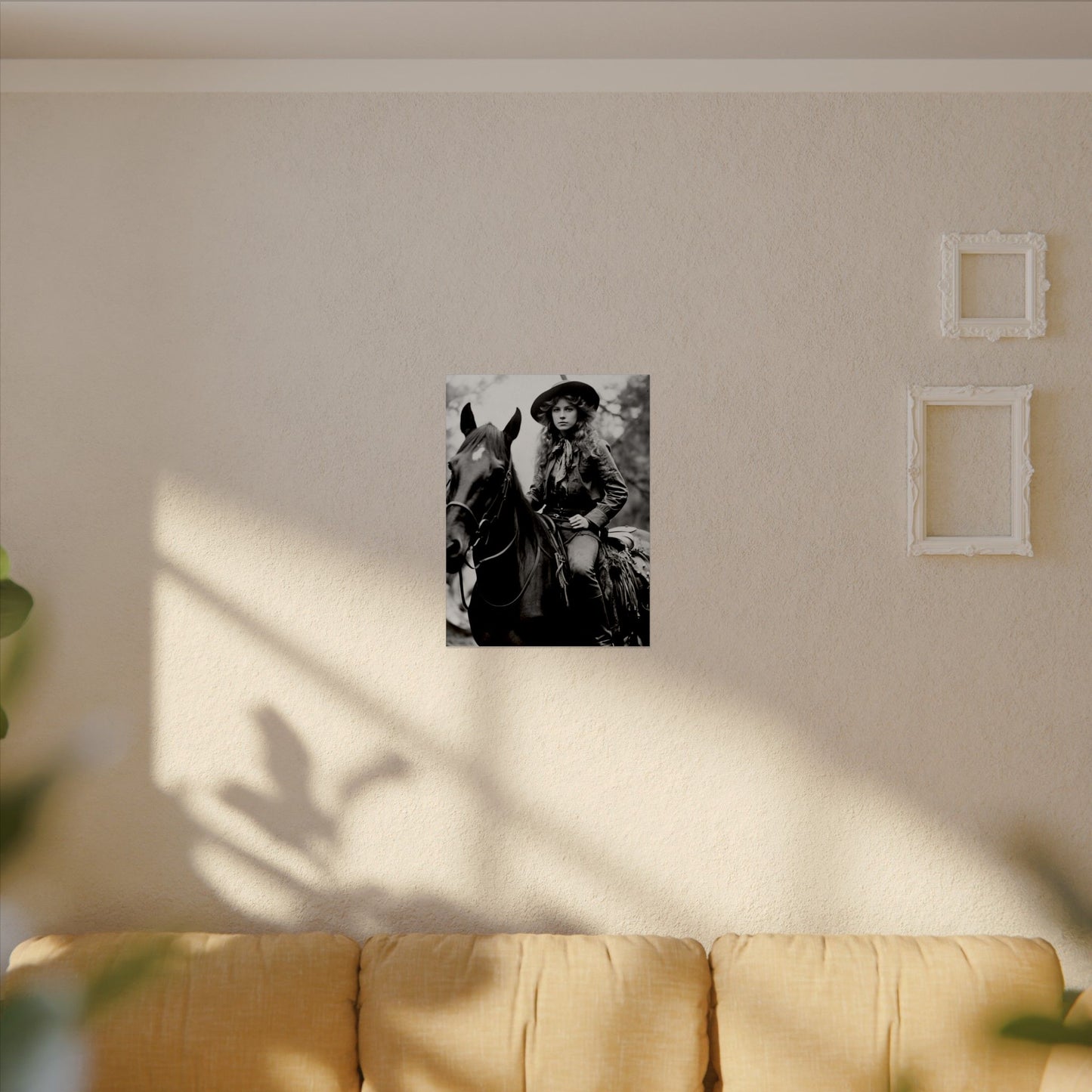 Legacy In Leather & Stone– Western Textured Watercolor Matte Posters